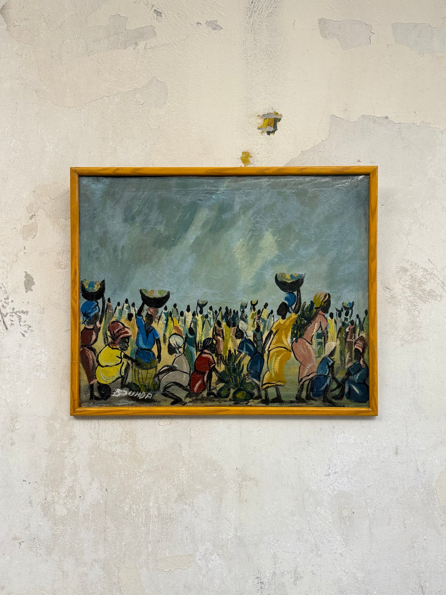 1950's African Market Gathering | Bounda