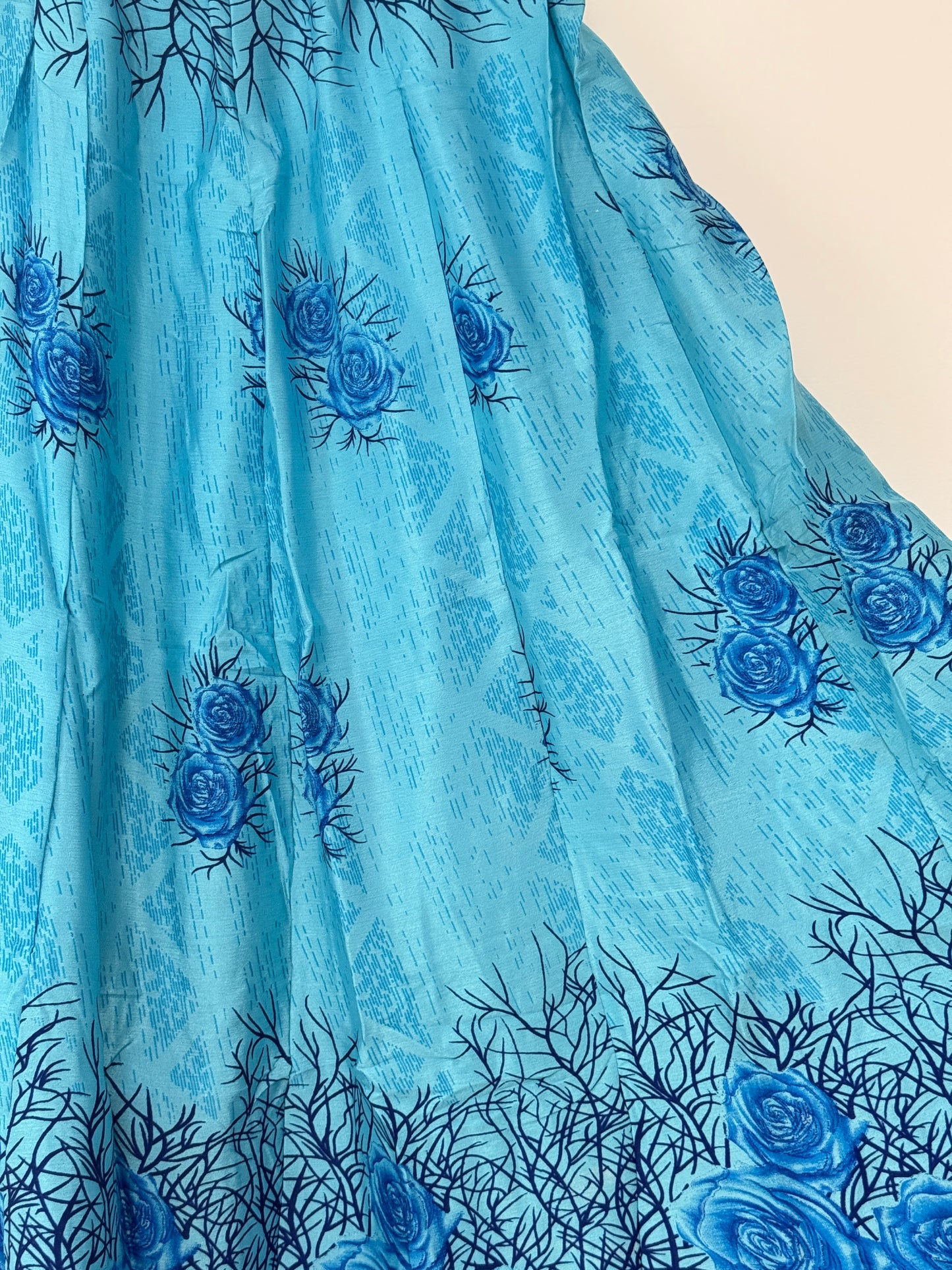 Vintage Saree Silk Pleated Skirt