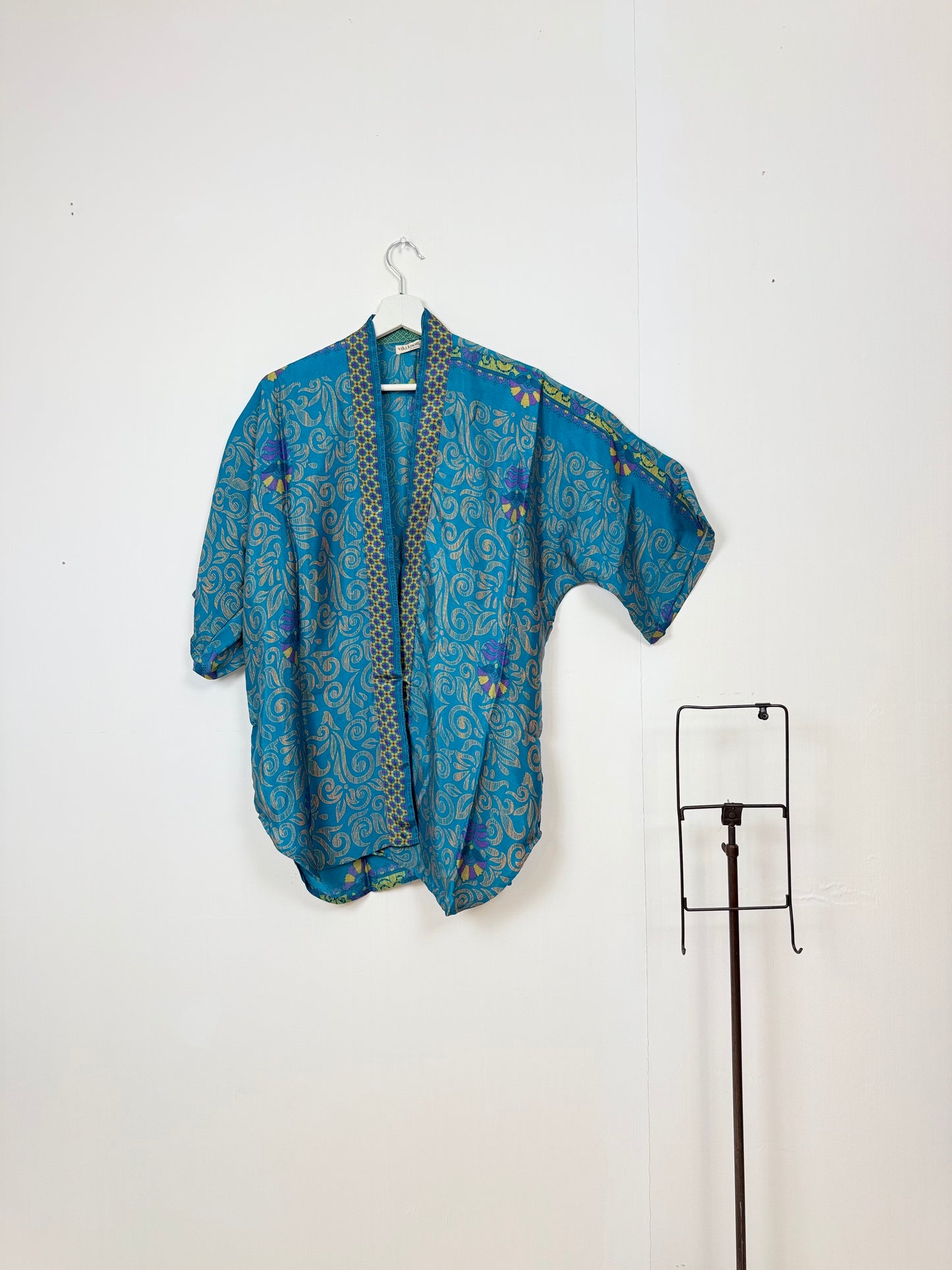 Vintage Saree Silk Trousers & Shirt Co-ordinated Set