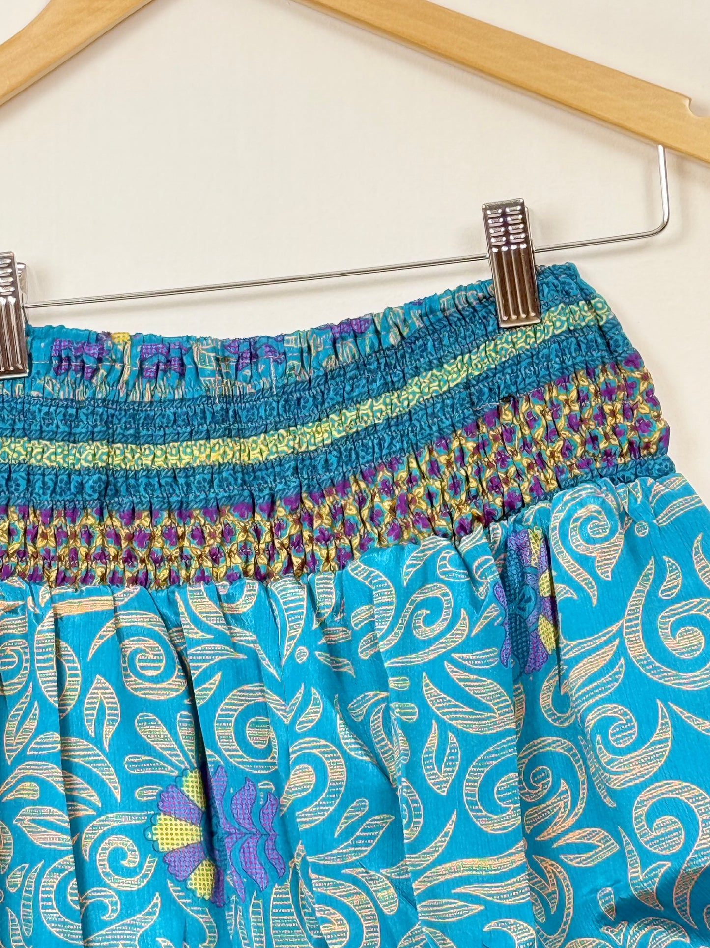 Vintage Saree Silk Trousers & Shirt Co-ordinated Set