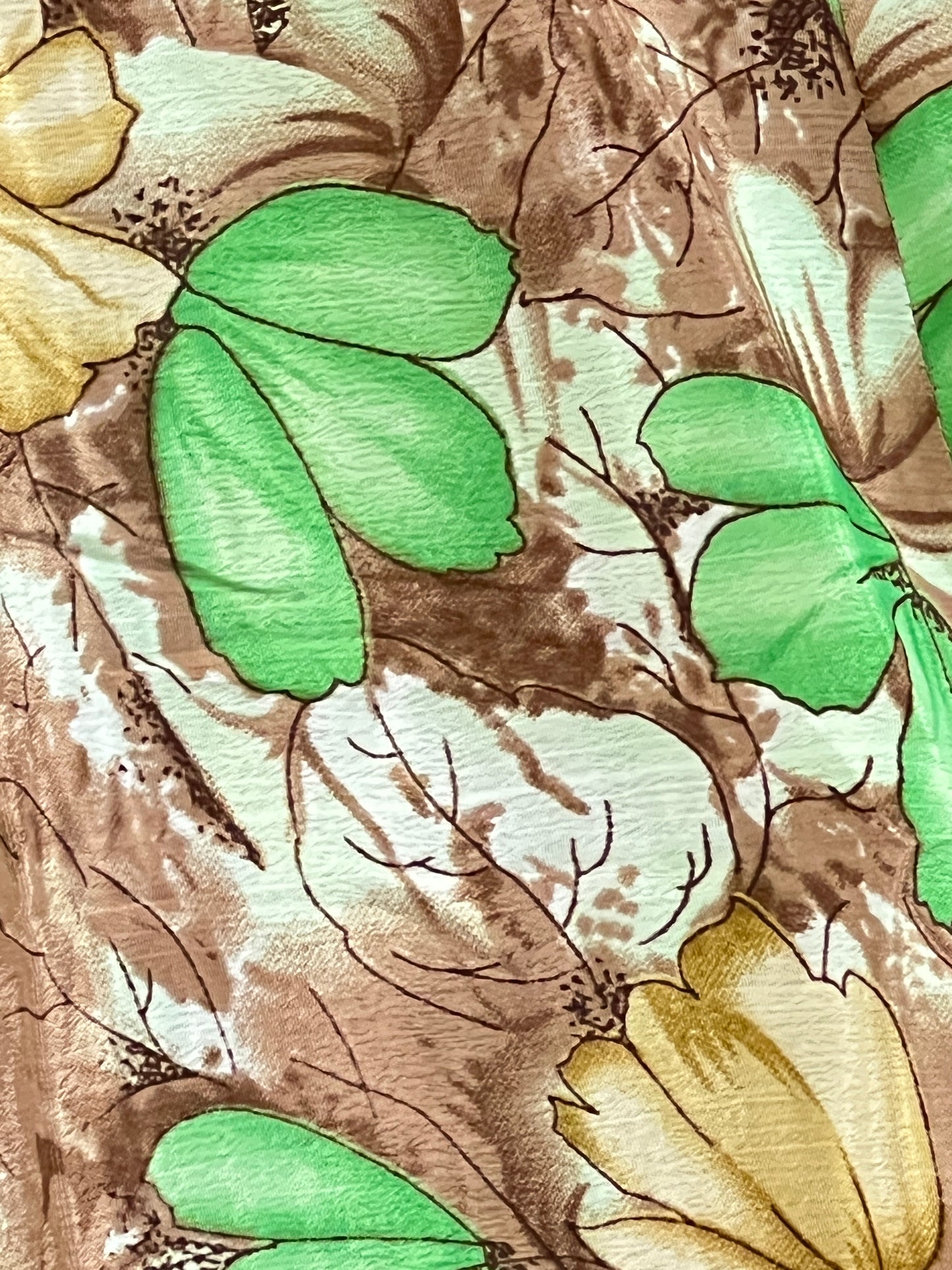 Vintage Saree Silk Pleated Skirt
