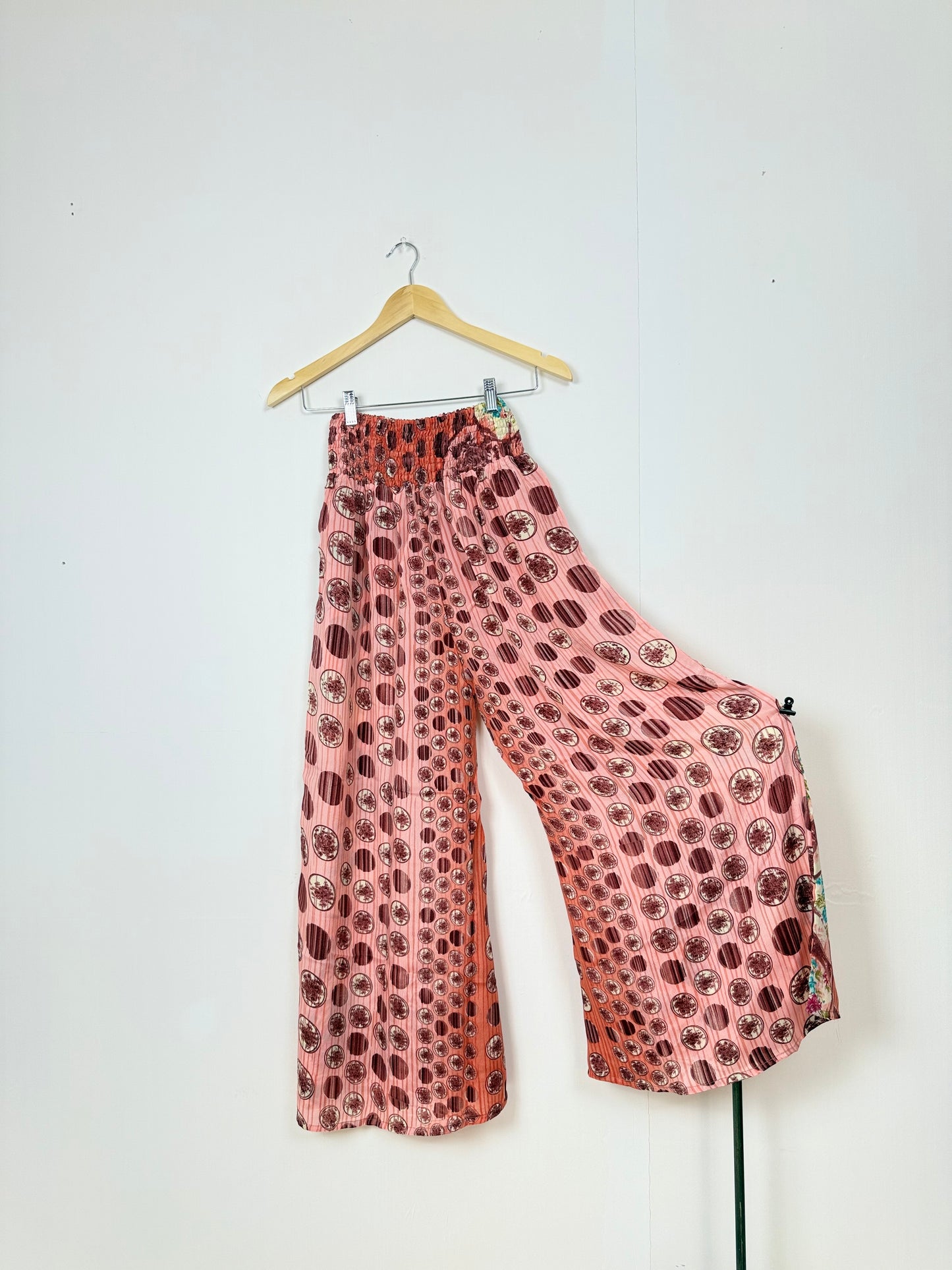 Vintage Saree Silk Trousers & Shirt Co-ordinated Set