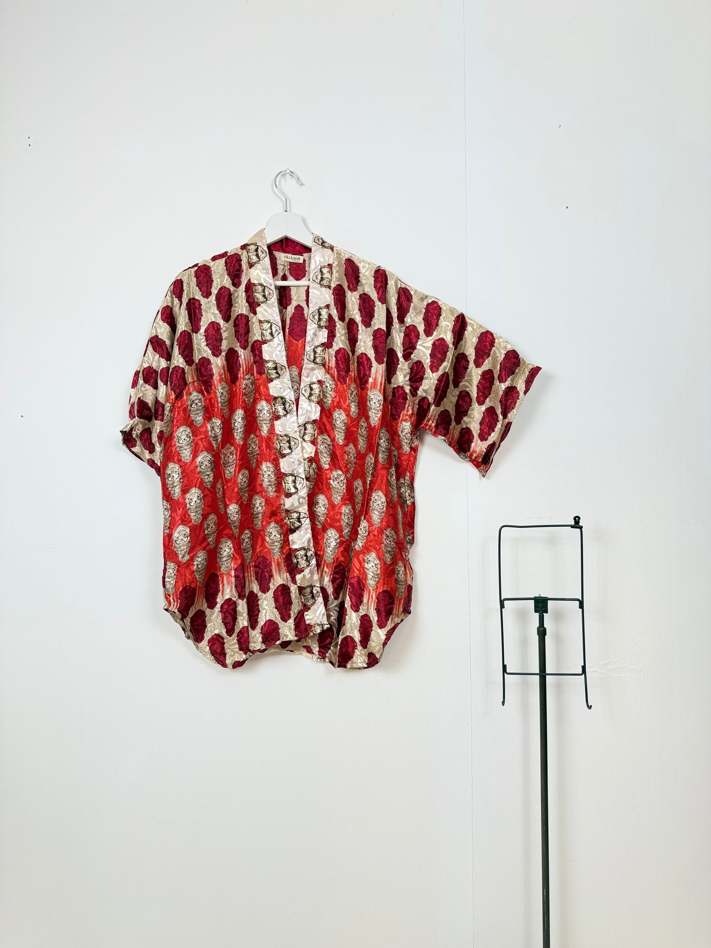 Vintage Saree Silk Trousers & Shirt Co-ordinated Set