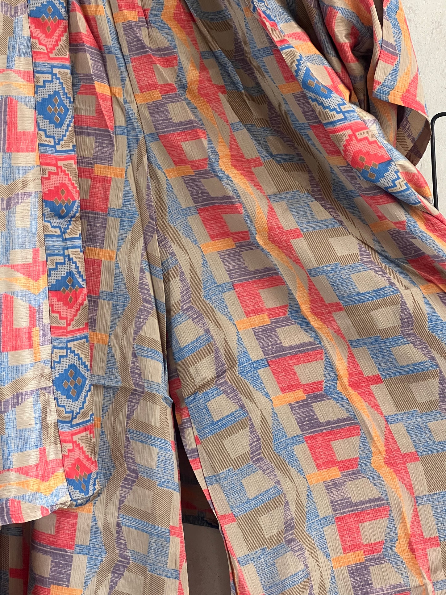 Vintage Saree Silk Trousers & Shirt Co-ordinated Set