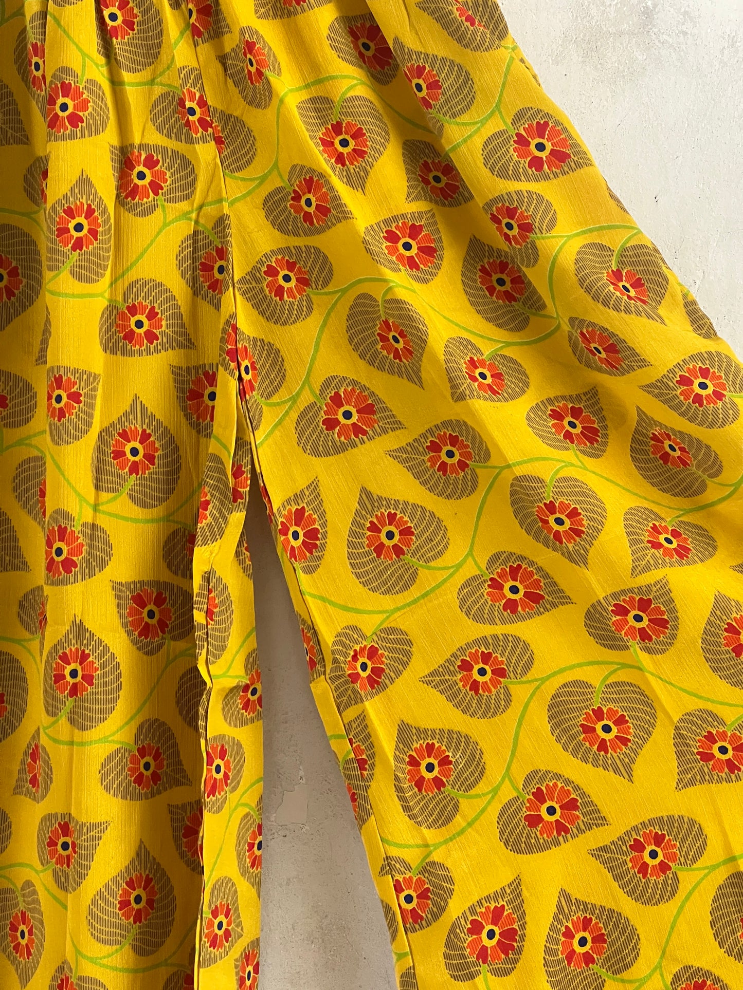 Vintage Saree Silk Trousers & Shirt Co-ordinated Set
