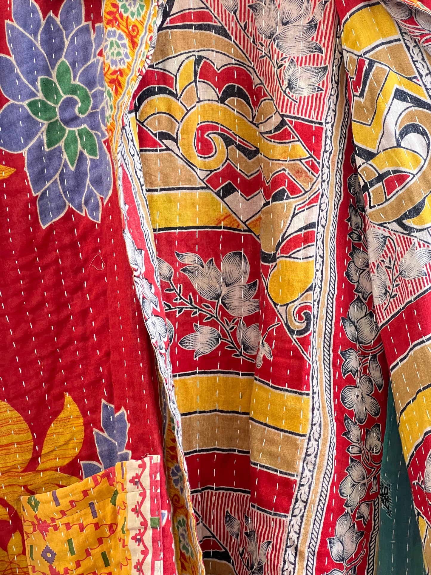 Vintage Cotton Kantha Reversible Jacket ~ No 27