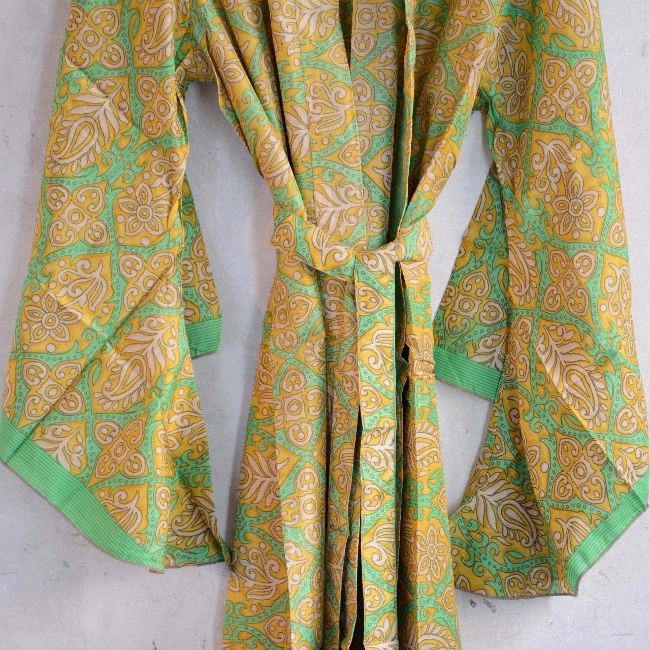 Vintage Saree Silk Batwing Kimono