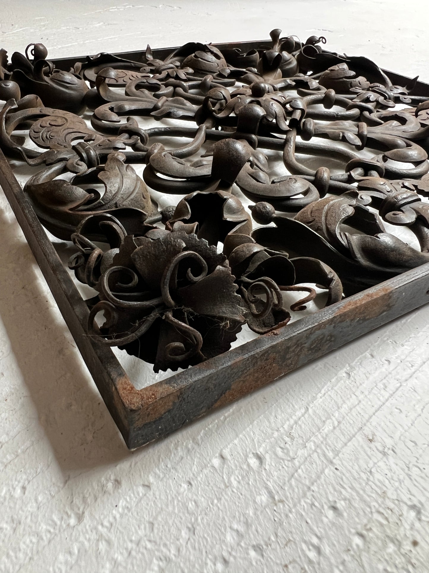 Wrought Iron Ornamental Panel by Gawthorp & Sons London c1900