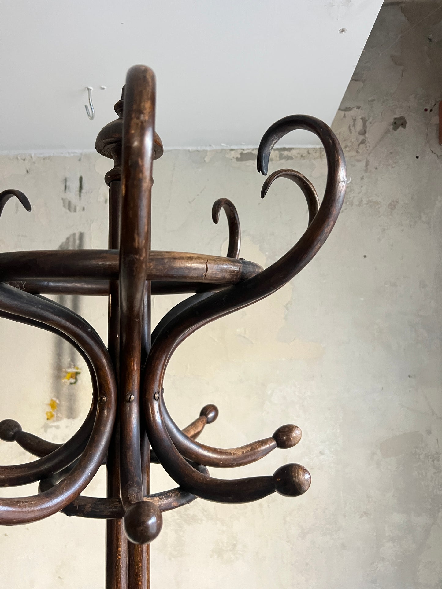 A Large late 19thC Bentwood Beech Hat and Coat Stand by Jacob & Josef Kohn of Vienna.