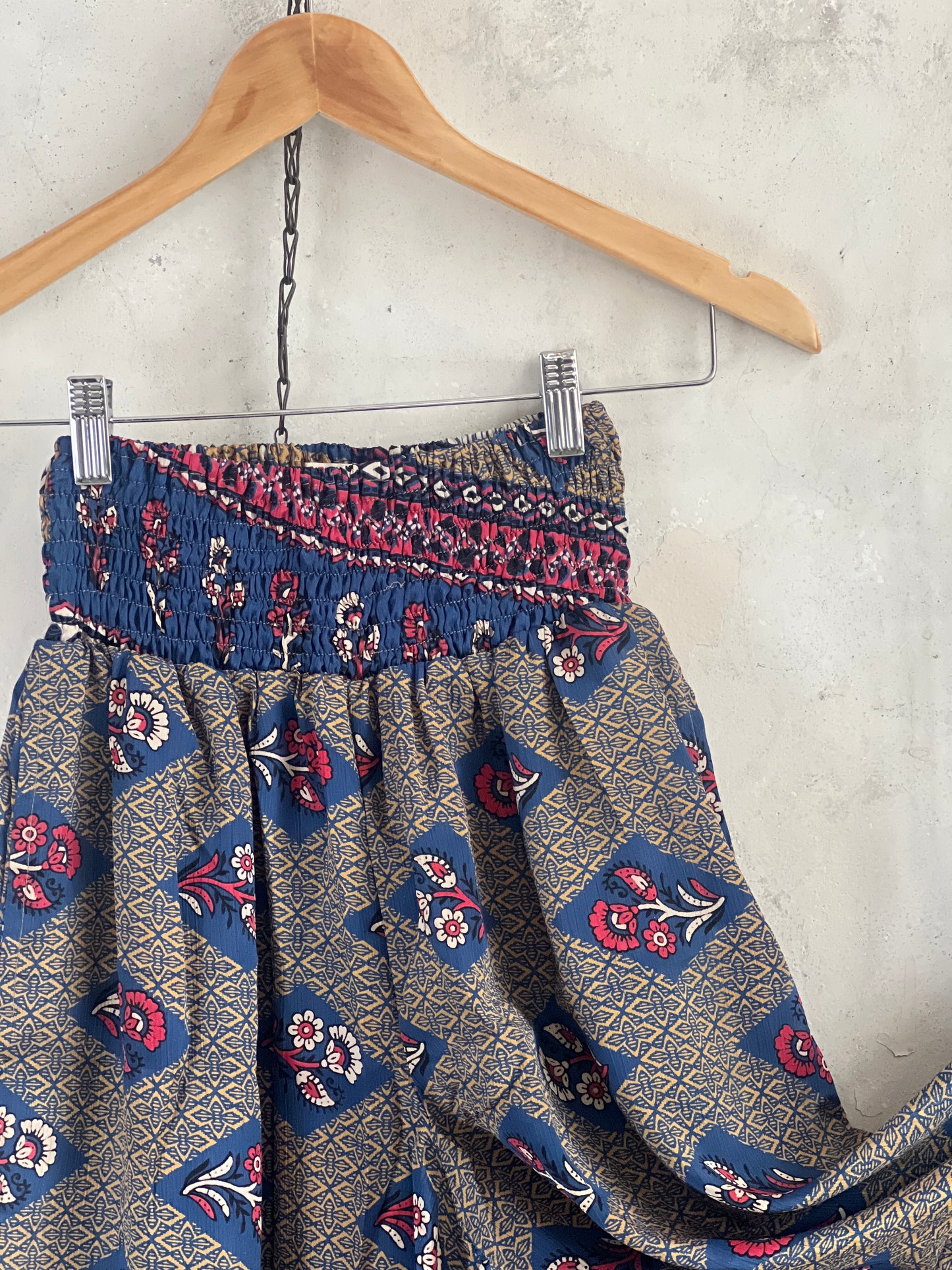 Vintage Saree Silk Trousers & Shirt Co-ordinated Set