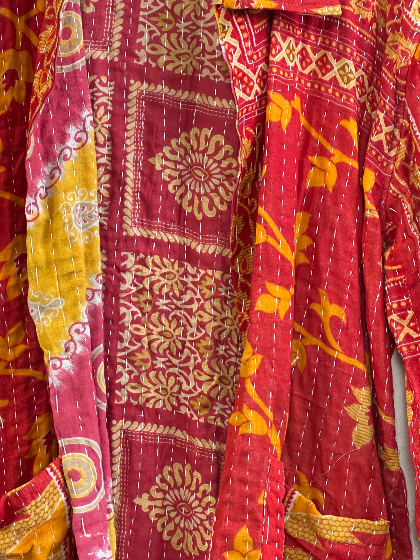 Vintage Cotton Kantha Reversible Jacket ~ No 4