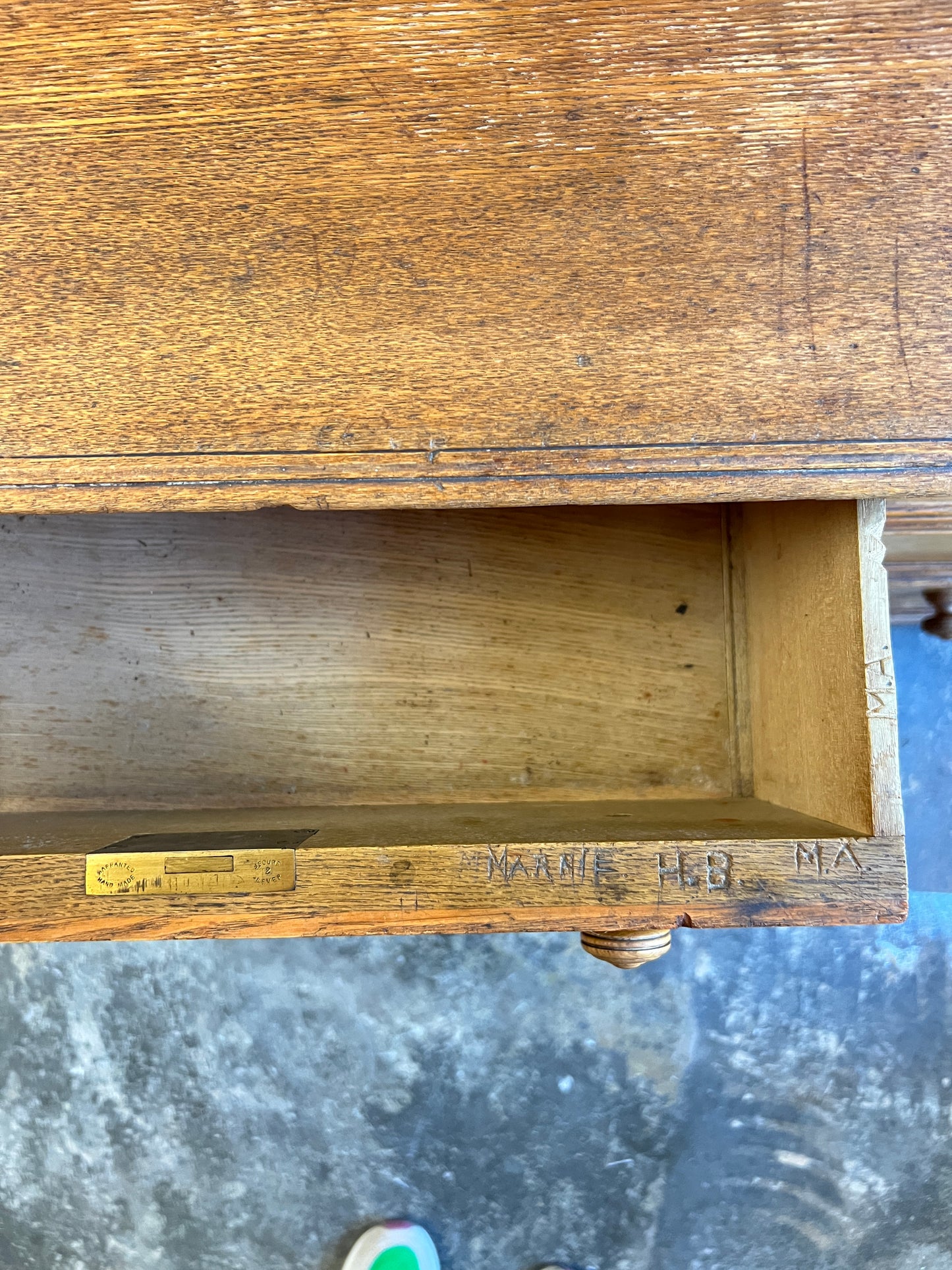 19thC Ash Chest of Drawers