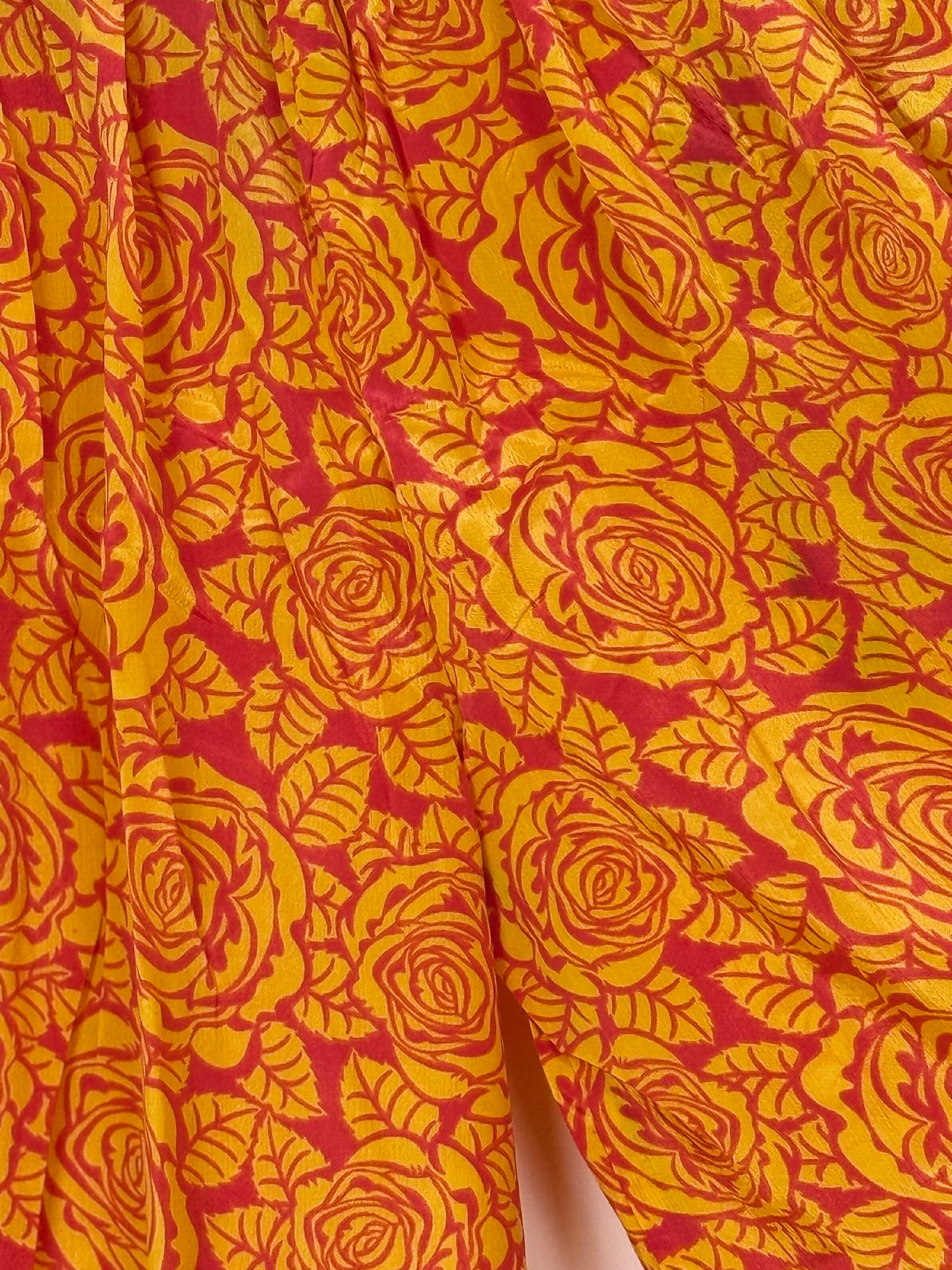 Vintage Saree Silk Trousers & Shirt Co-ordinated Set