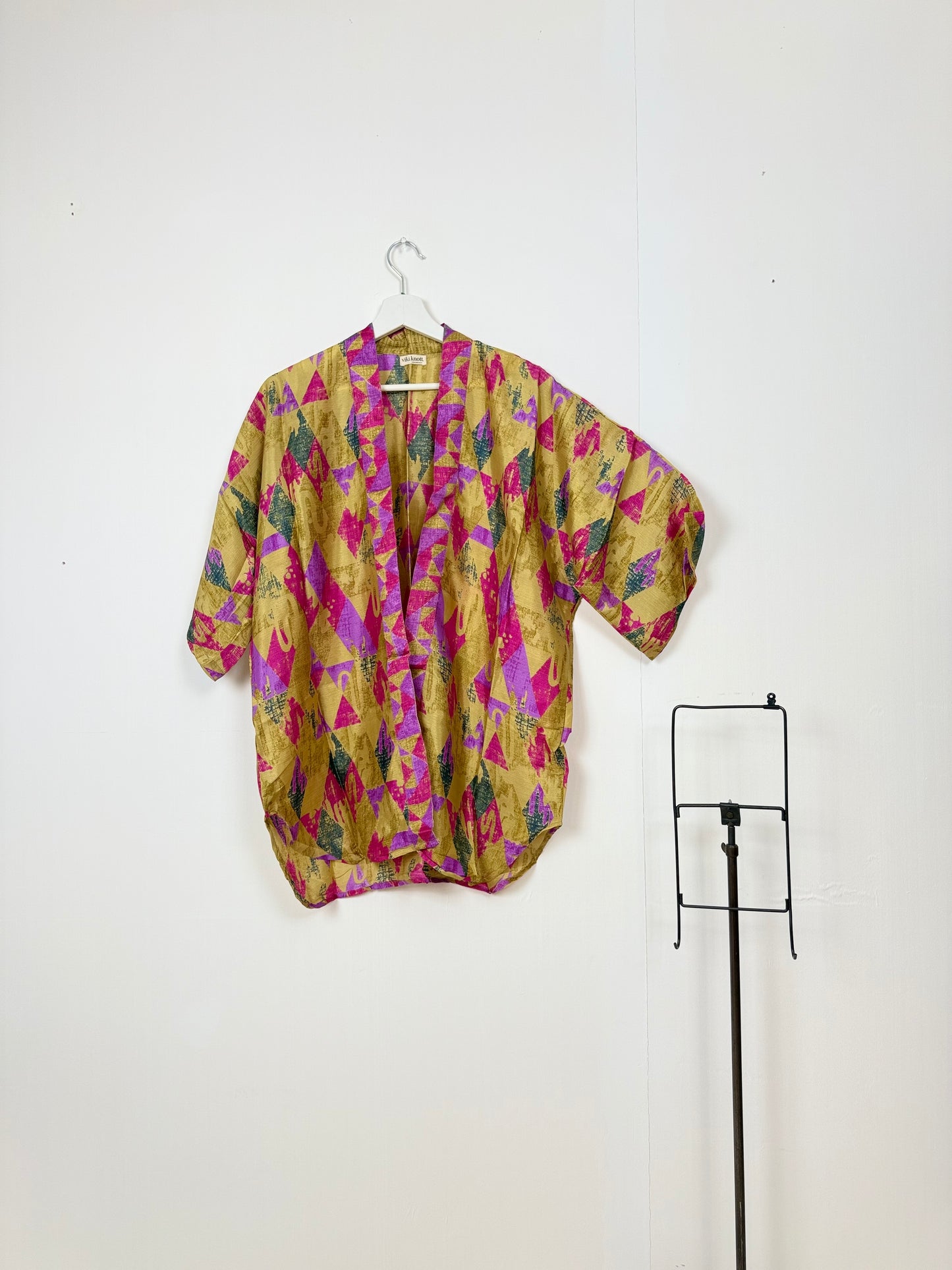 Vintage Saree Silk Trousers & Shirt Co-ordinated Set
