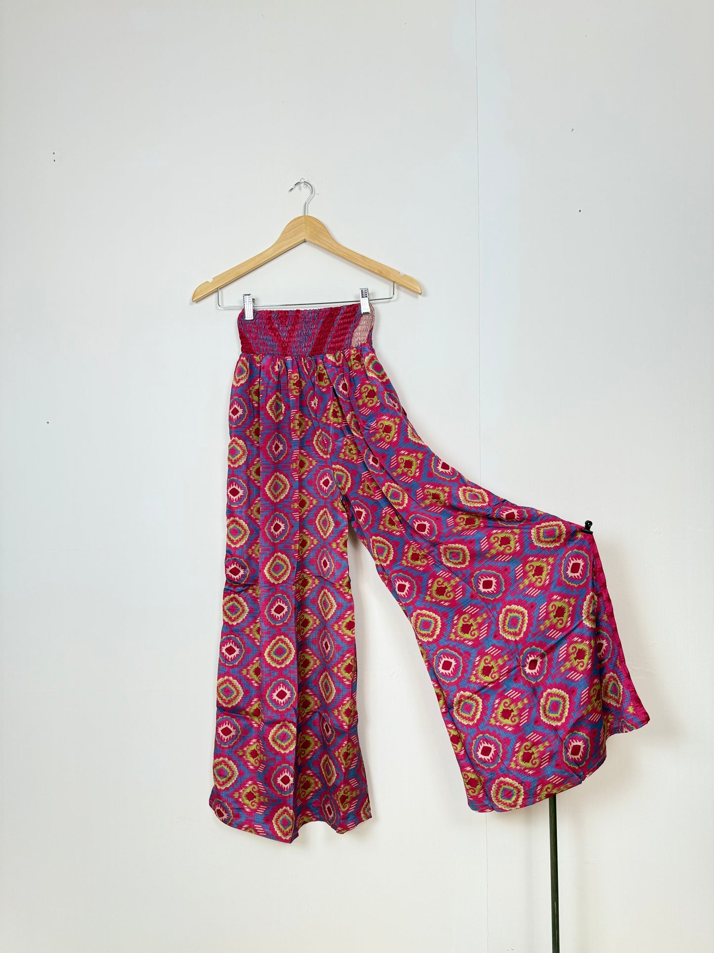 Vintage Saree Silk Trousers & Shirt Co-ordinated Set