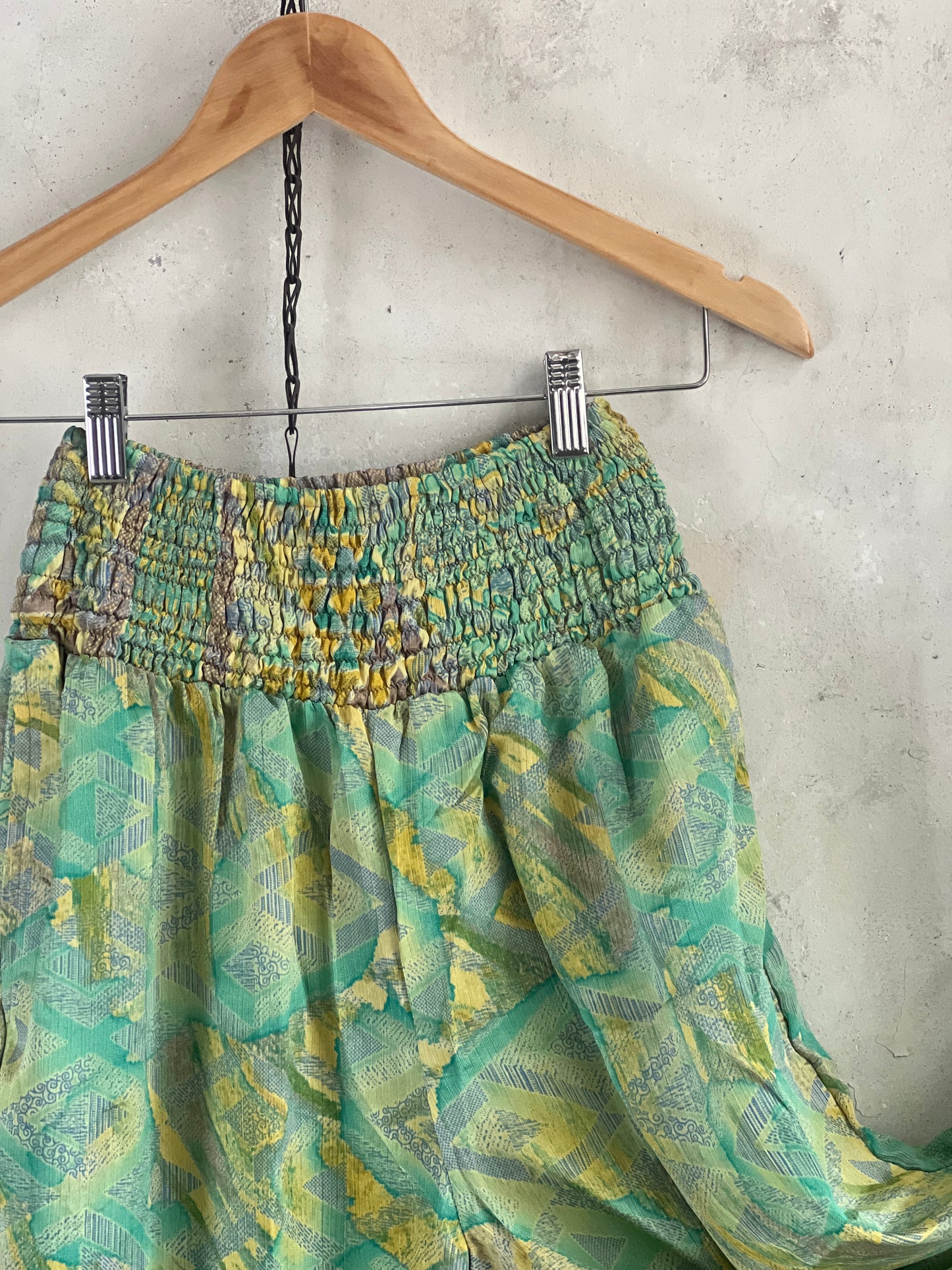 Vintage Saree Silk Trousers & Shirt Co-ordinated Set