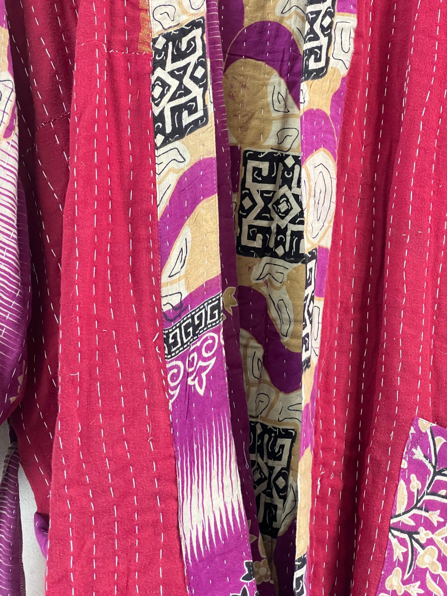 Vintage Cotton Kantha Relaxed Jacket ~ No 4