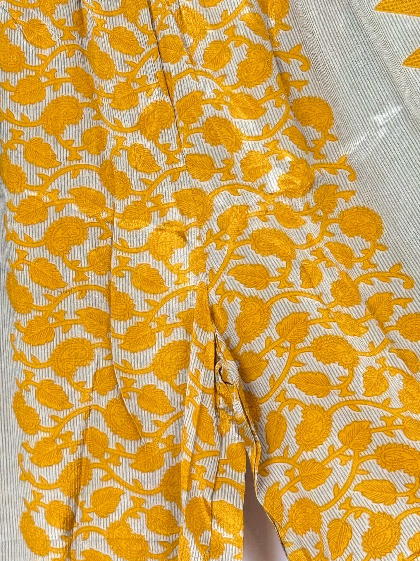 Vintage Saree Silk Trousers & Shirt Co-ordinated Set