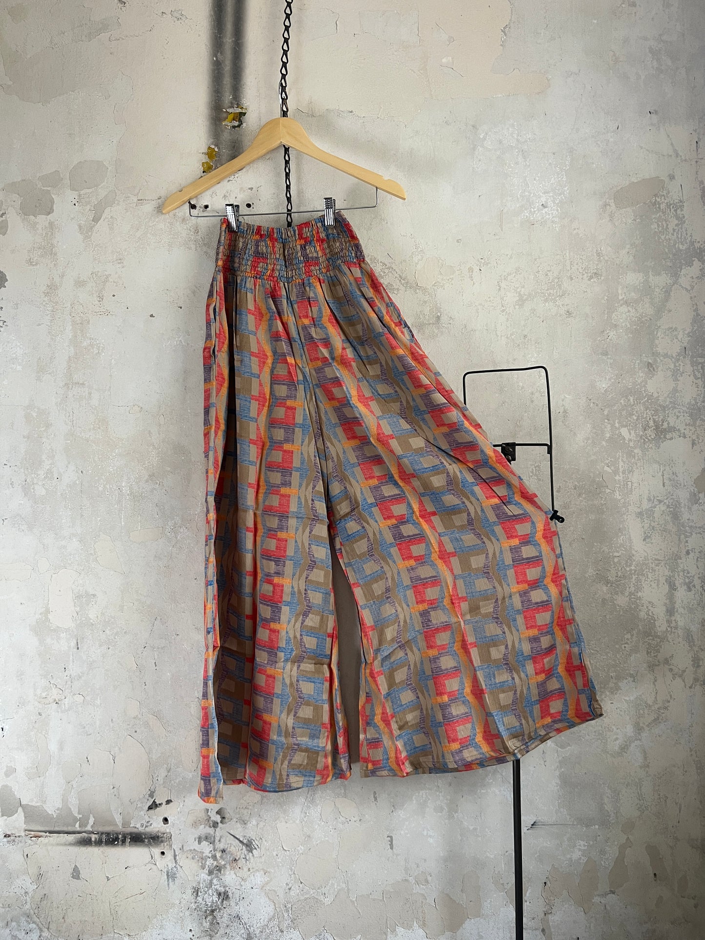 Vintage Saree Silk Trousers & Shirt Co-ordinated Set