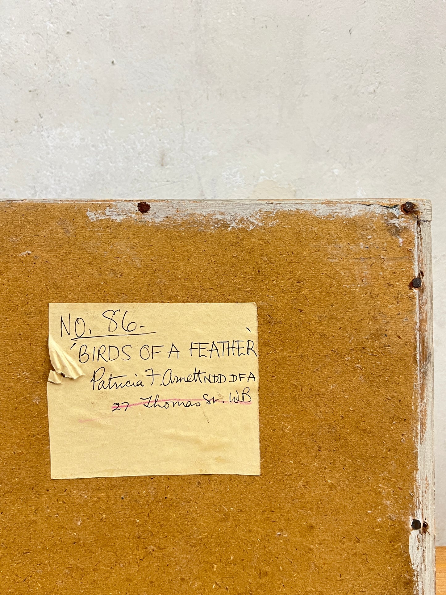 Birds of a Feather | Patricia Arnett NDD DFA English b1923