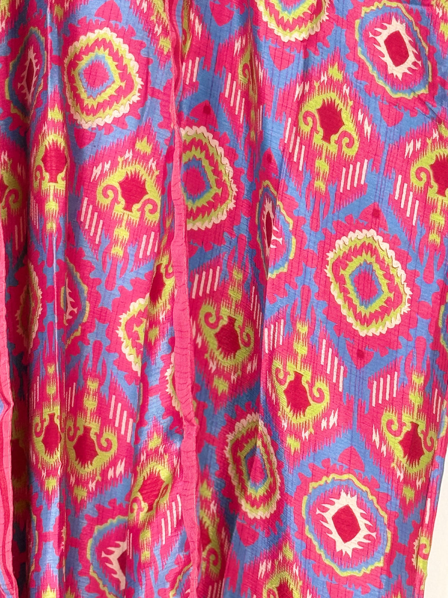 Vintage Saree Silk Trousers & Shirt Co-ordinated Set