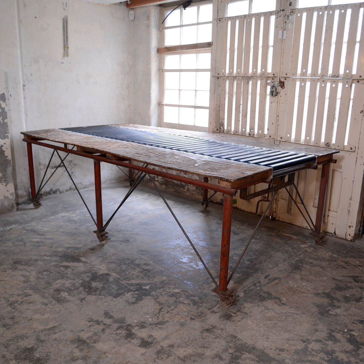 Large Industrial Tannery Table