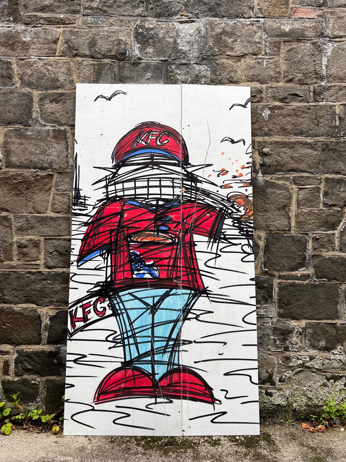 Nathan Bowen Street Art Board | KFC Demon