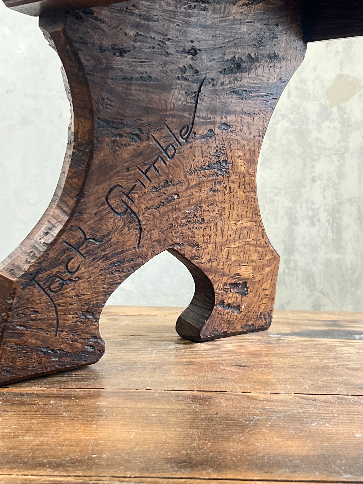 Jack Grimble of Cromer Oak Stool or Side Table