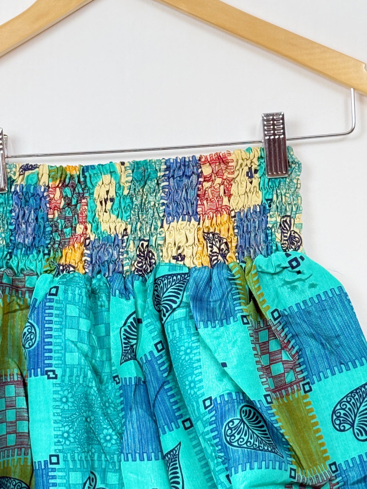 Vintage Saree Silk Trousers & Shirt Co-ordinated Set
