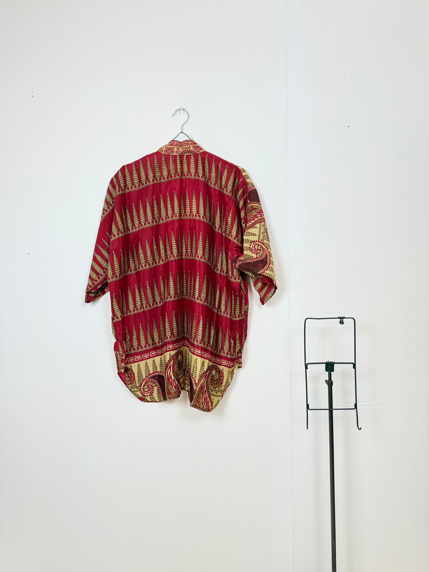 Vintage Saree Silk Trousers & Shirt Co-ordinated Set