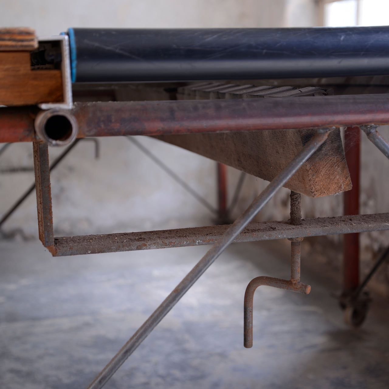 Large Industrial Tannery Table