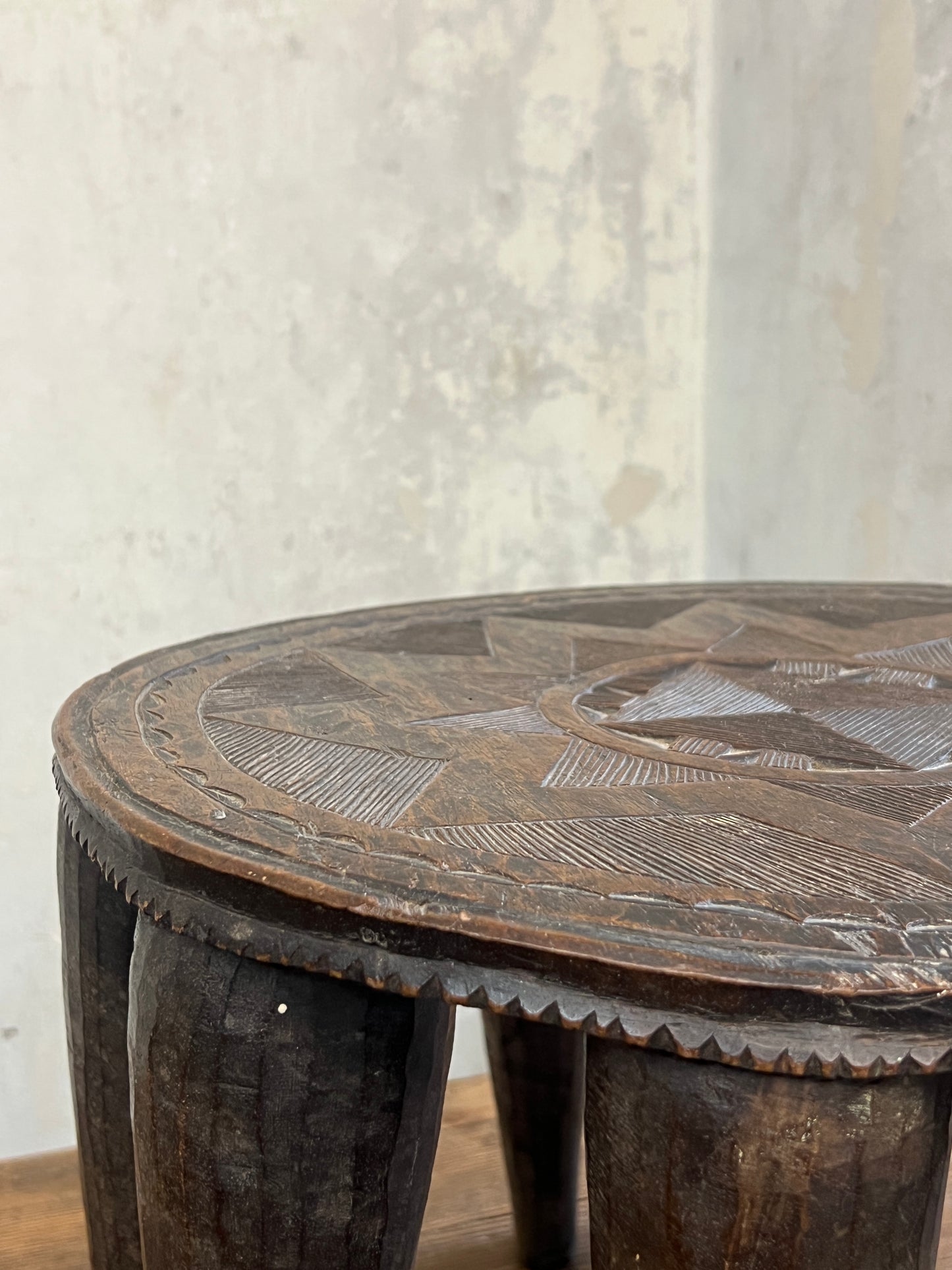 A Nigerian Nupe or Elephant Stool /Table, c1900