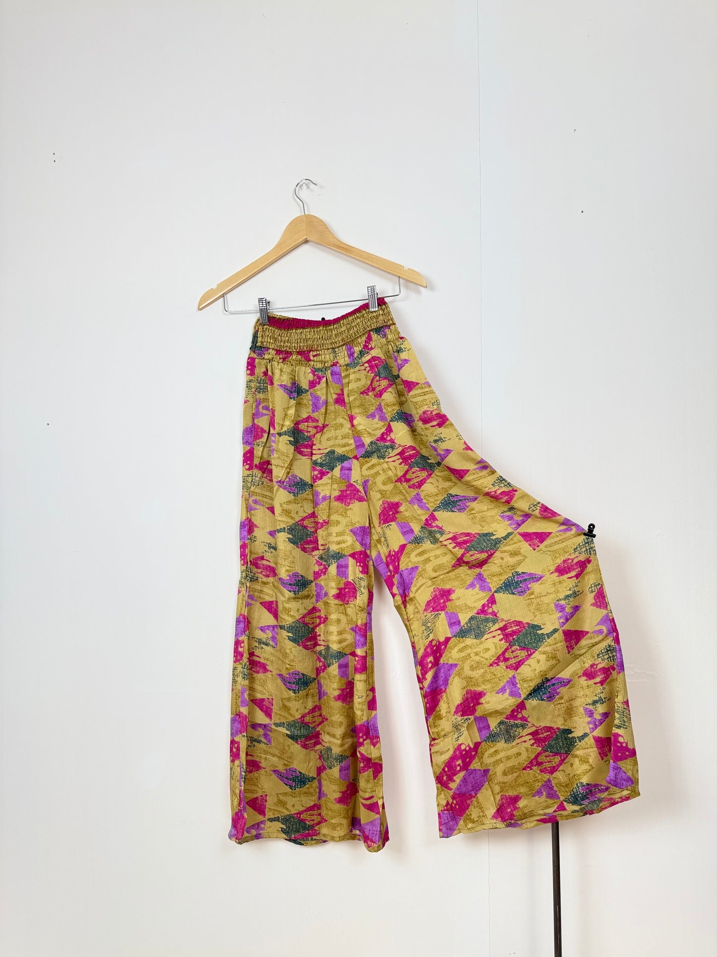 Vintage Saree Silk Trousers & Shirt Co-ordinated Set