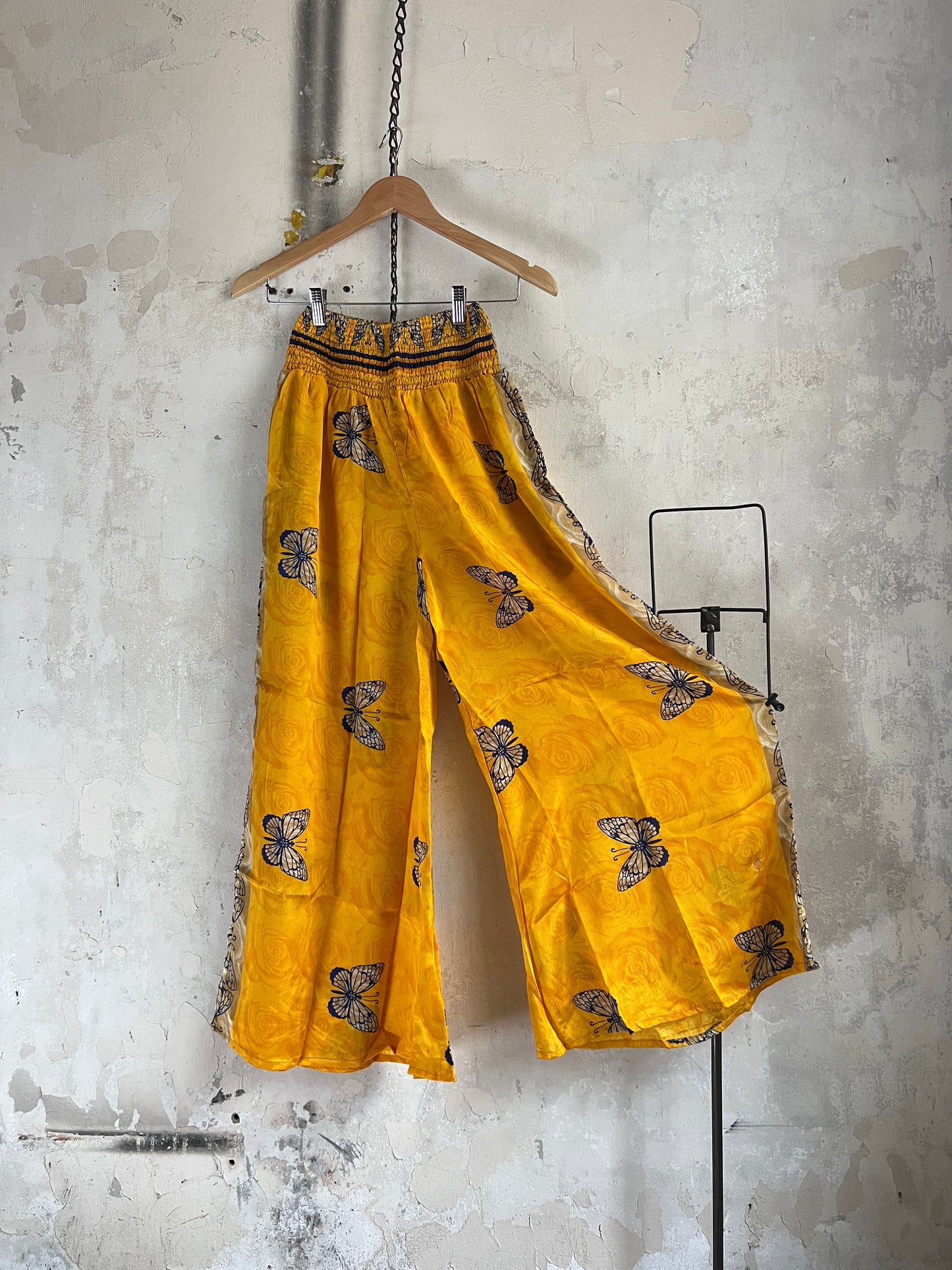 Vintage Saree Silk Trousers & Shirt Co-ordinated Set