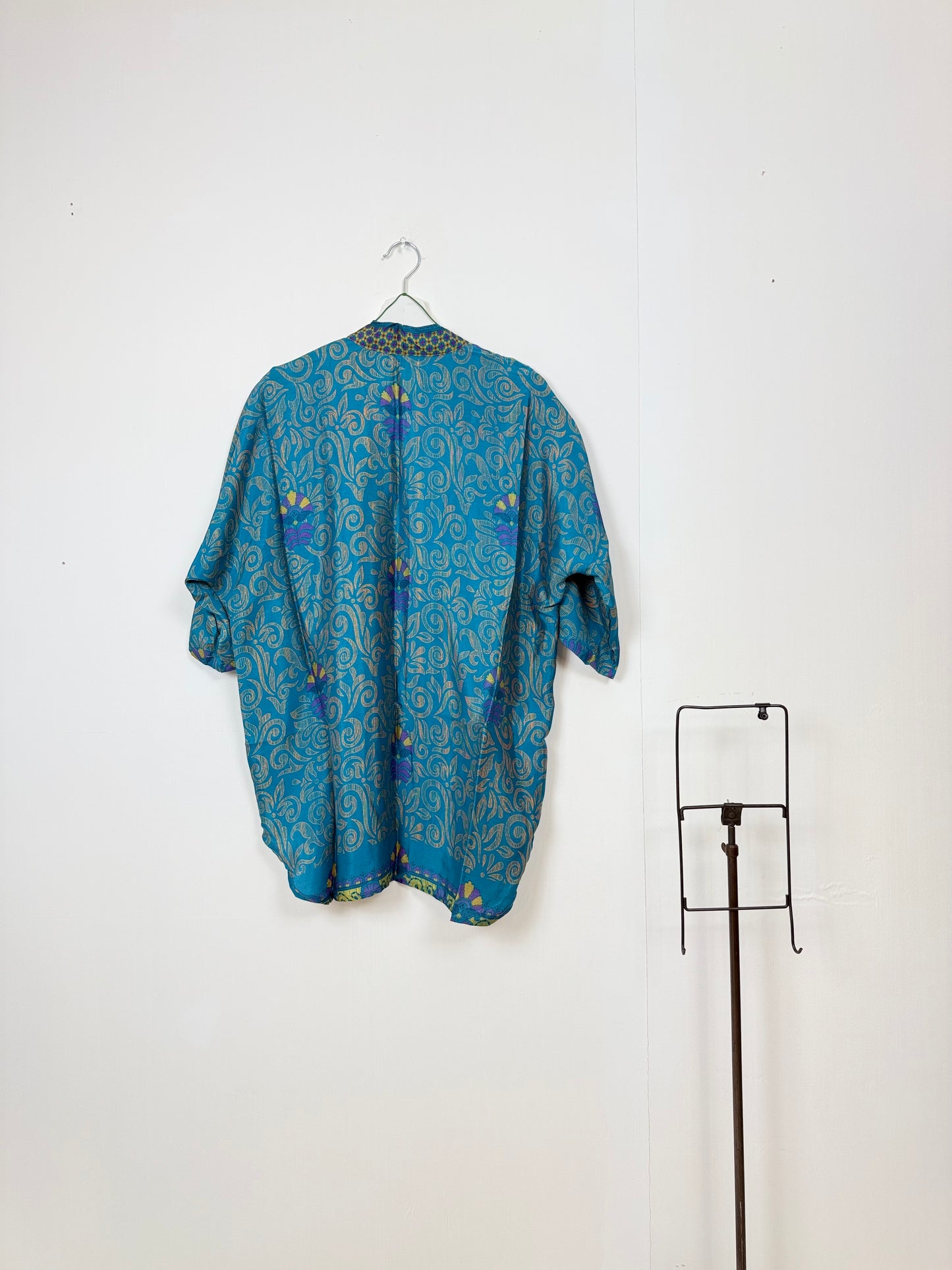 Vintage Saree Silk Trousers & Shirt Co-ordinated Set