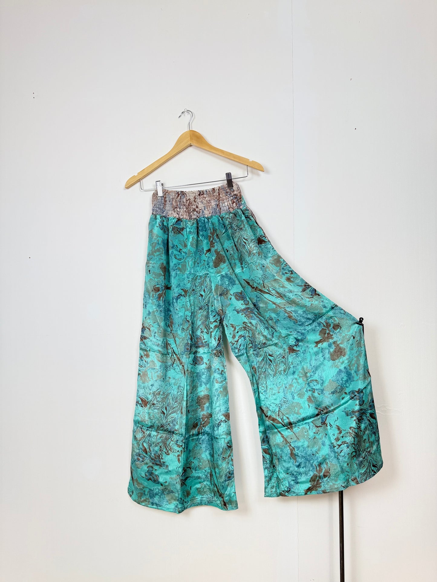 Vintage Saree Silk Trousers & Shirt Co-ordinated Set