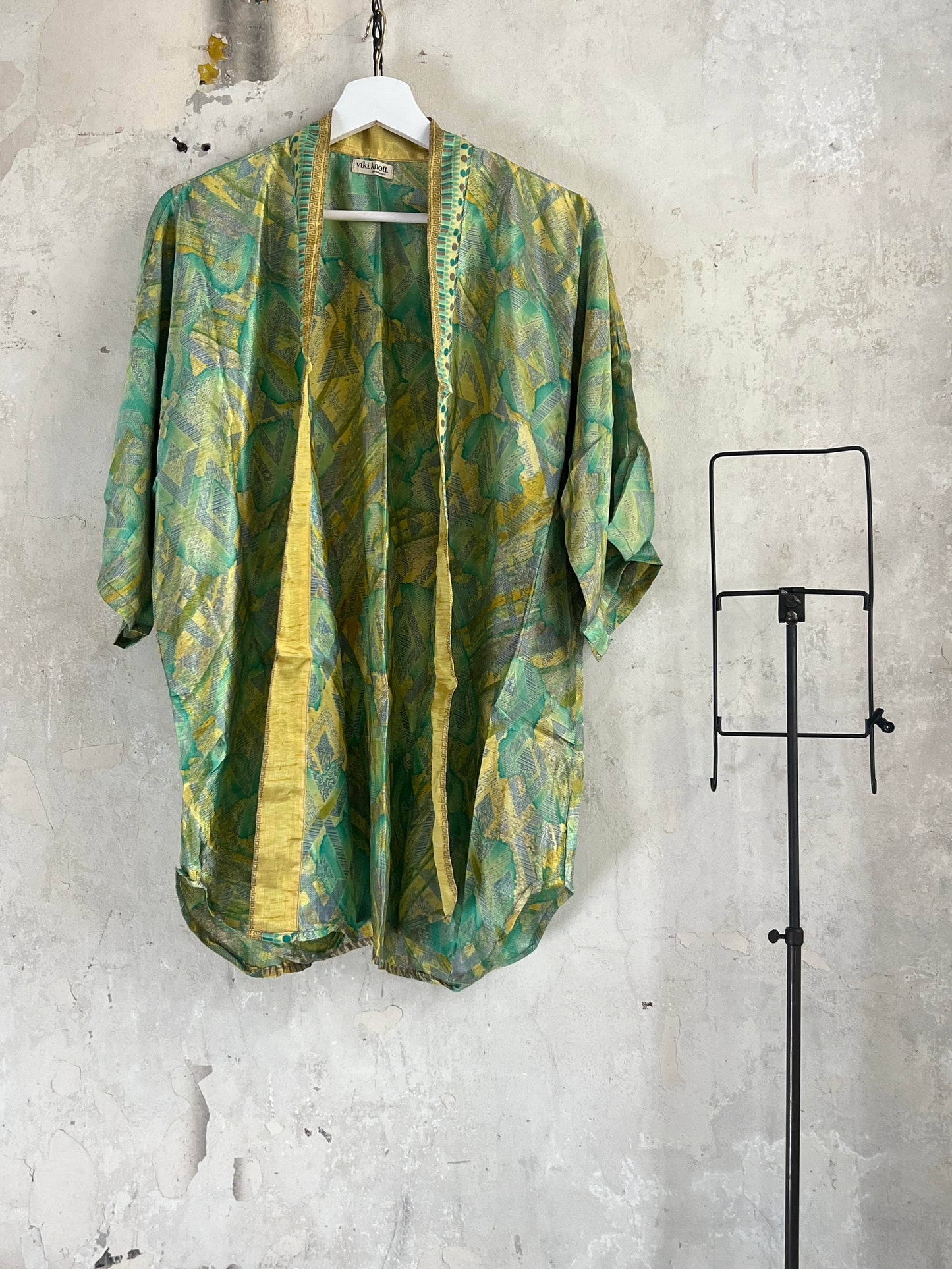Vintage Saree Silk Trousers & Shirt Co-ordinated Set