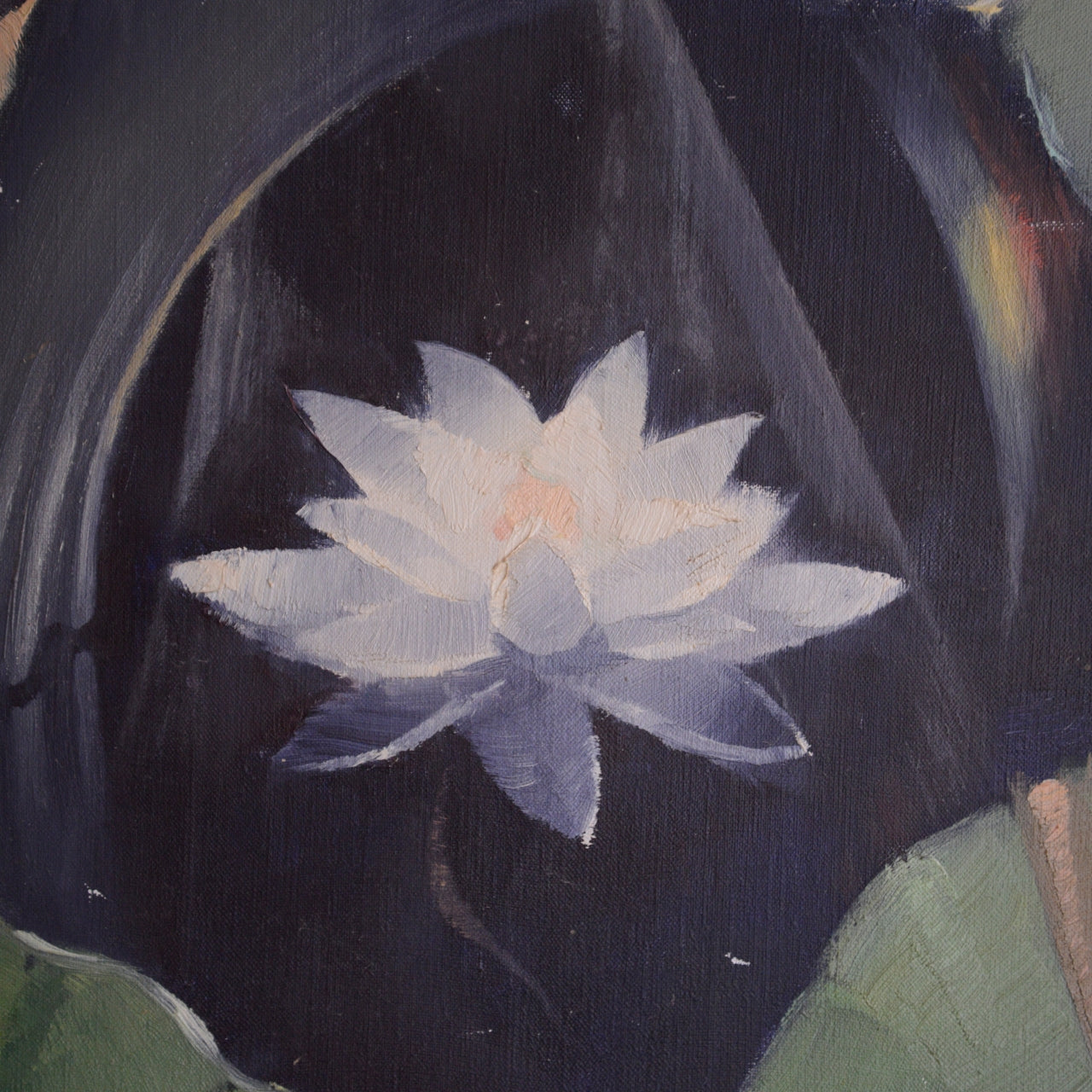 The Illuminated Lily / Unknown (indistinctly signed), European School, Mid-20th Century
