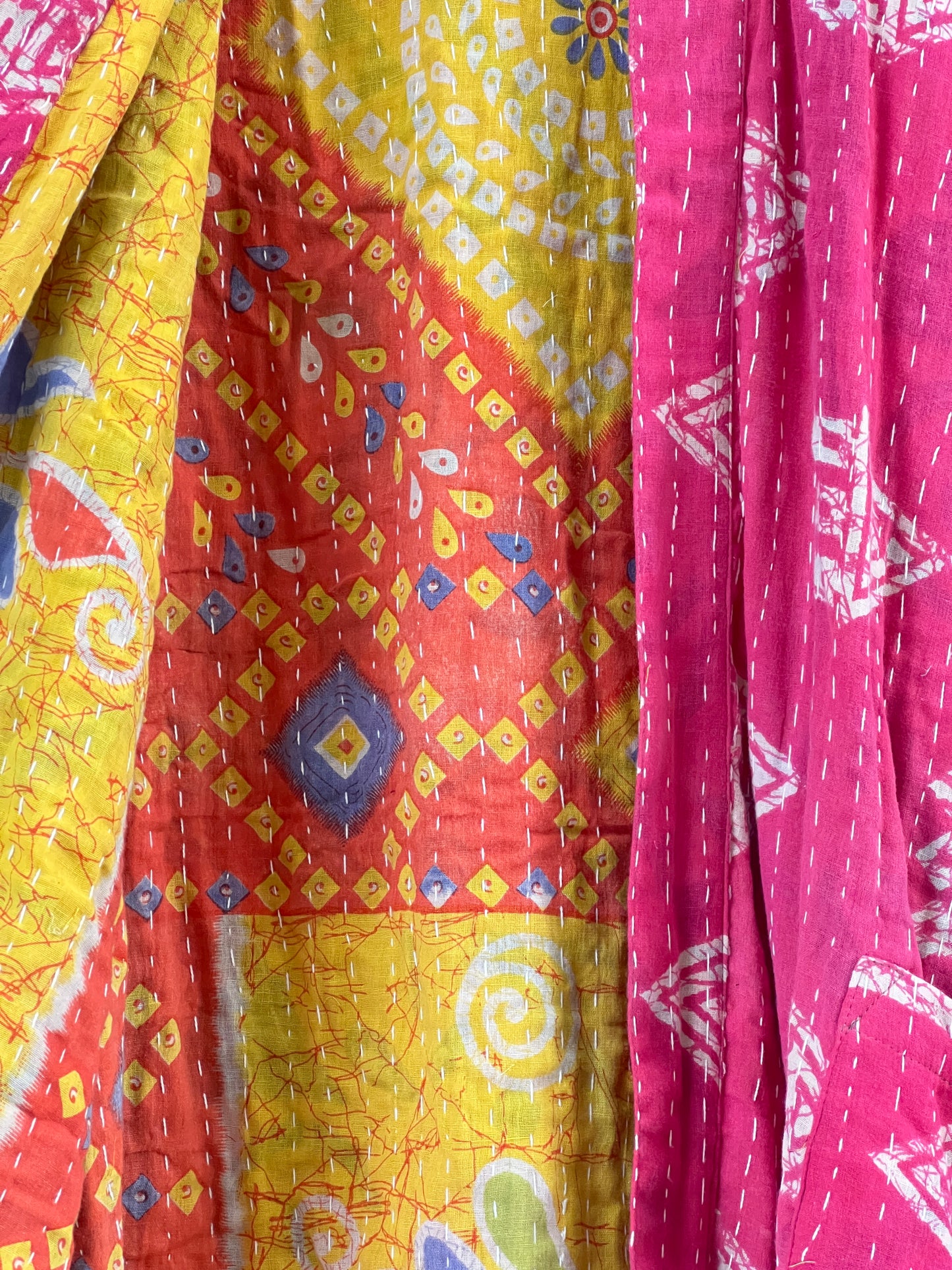 Vintage Cotton Kantha Relaxed Jacket ~ No 17