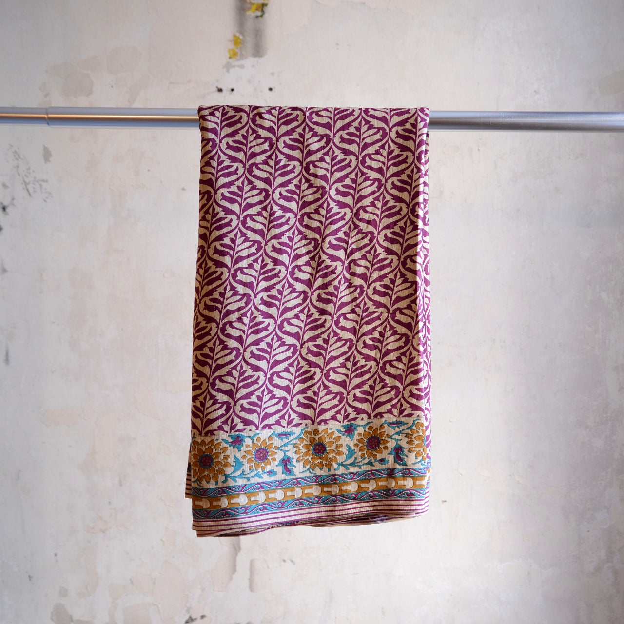 Vintage Pure Silk Saree Fabric