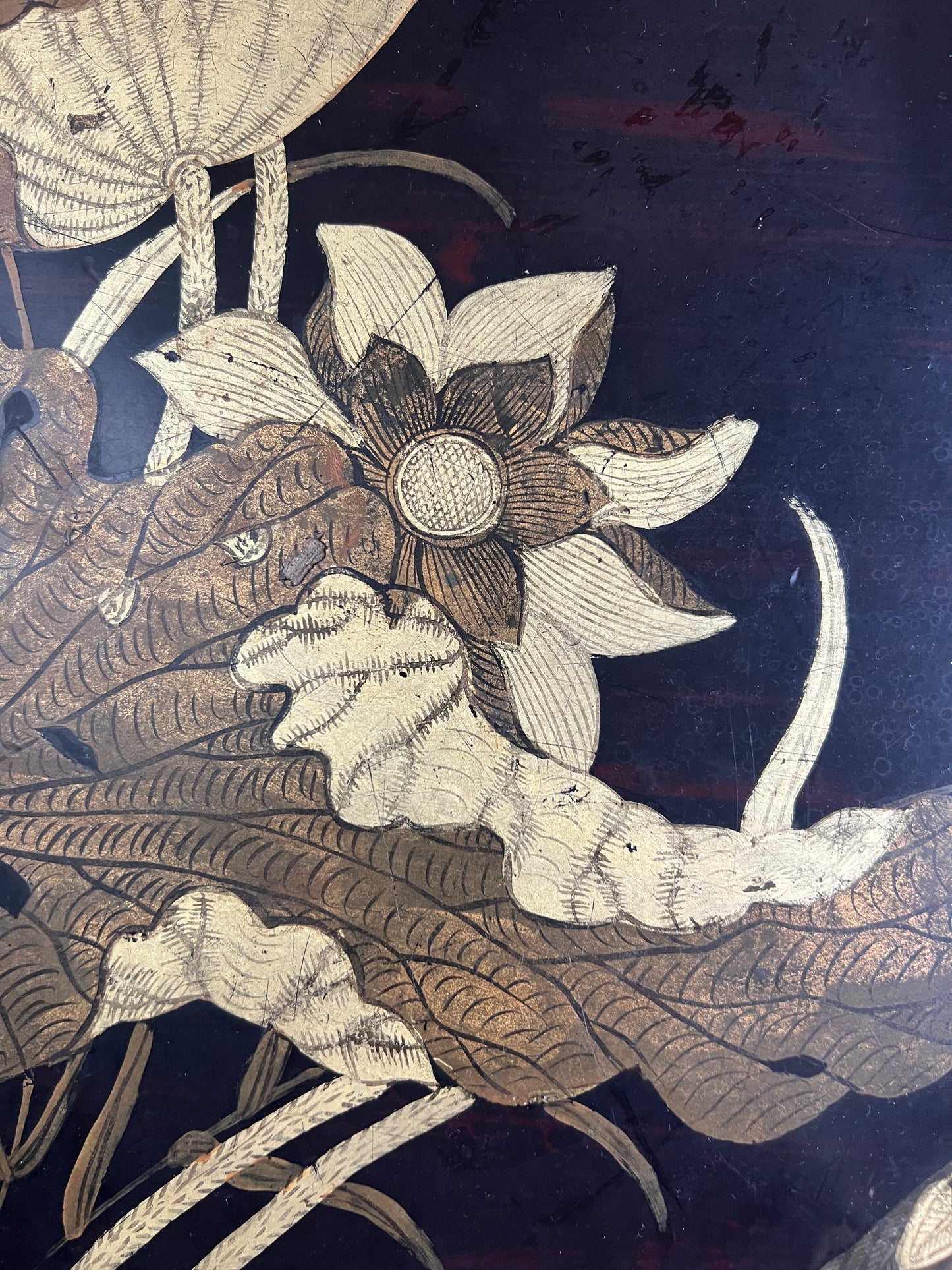 A Chinese Export Lacquered Coffee Table