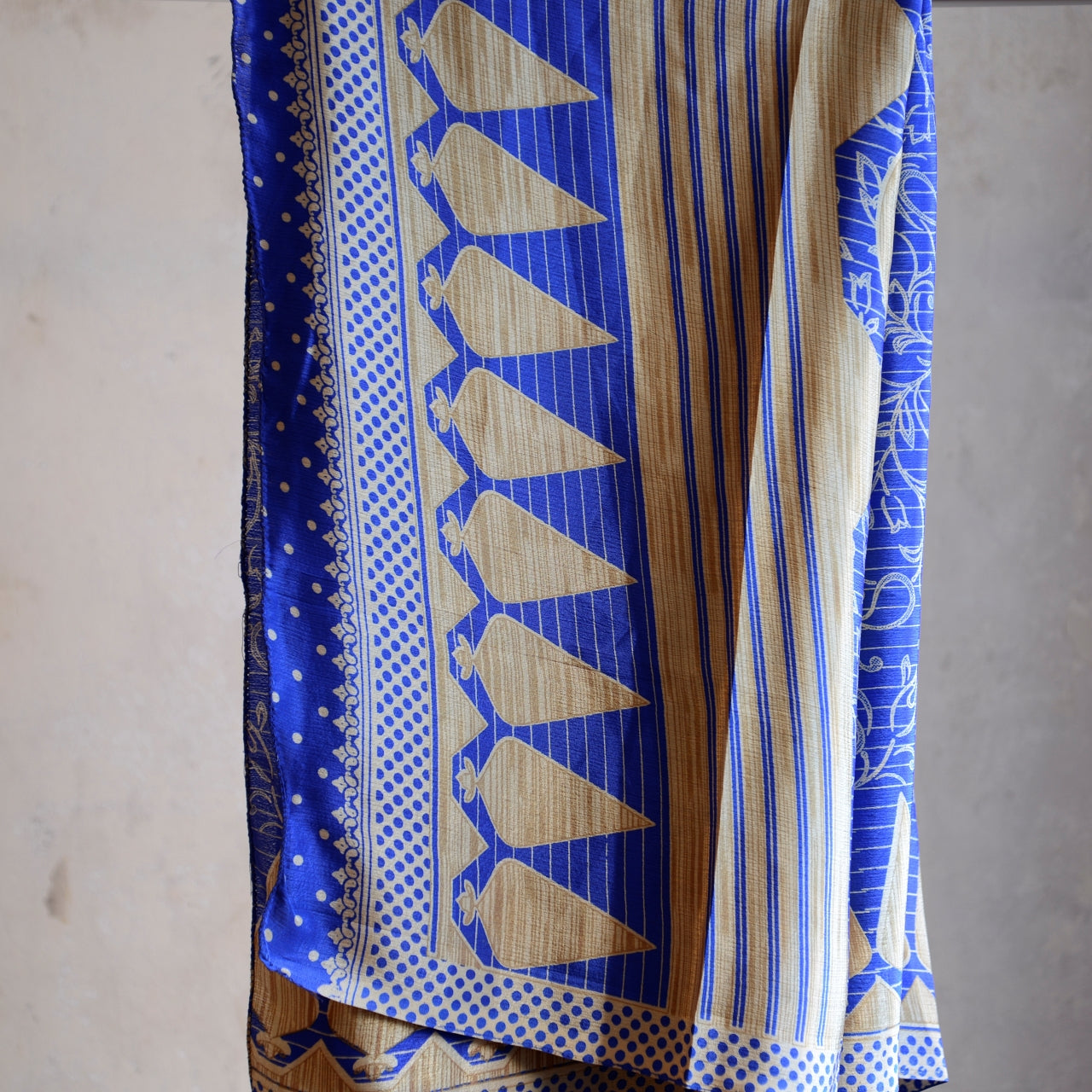 Vintage Pure Silk Saree Fabric
