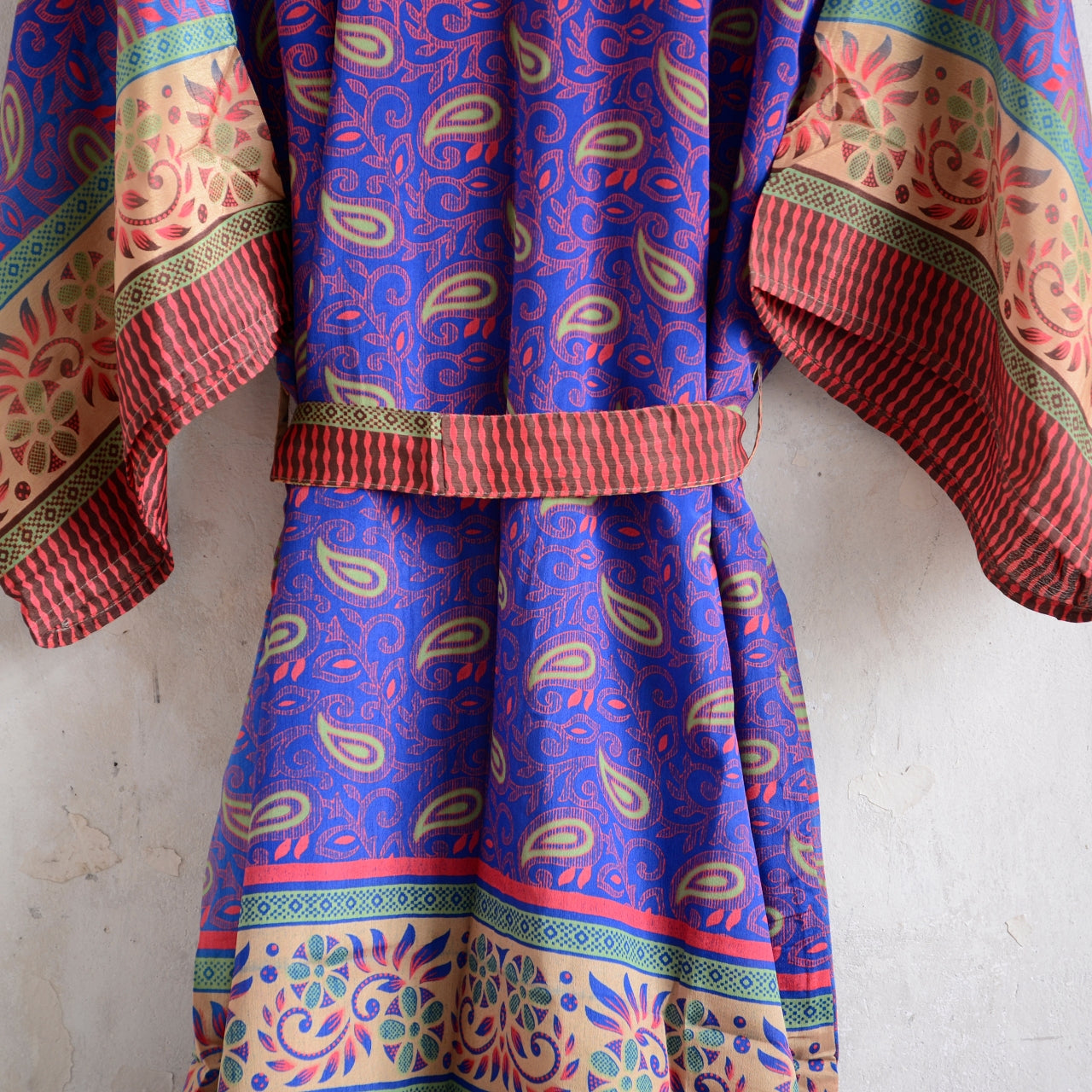 Long Vintage Silk Kimono