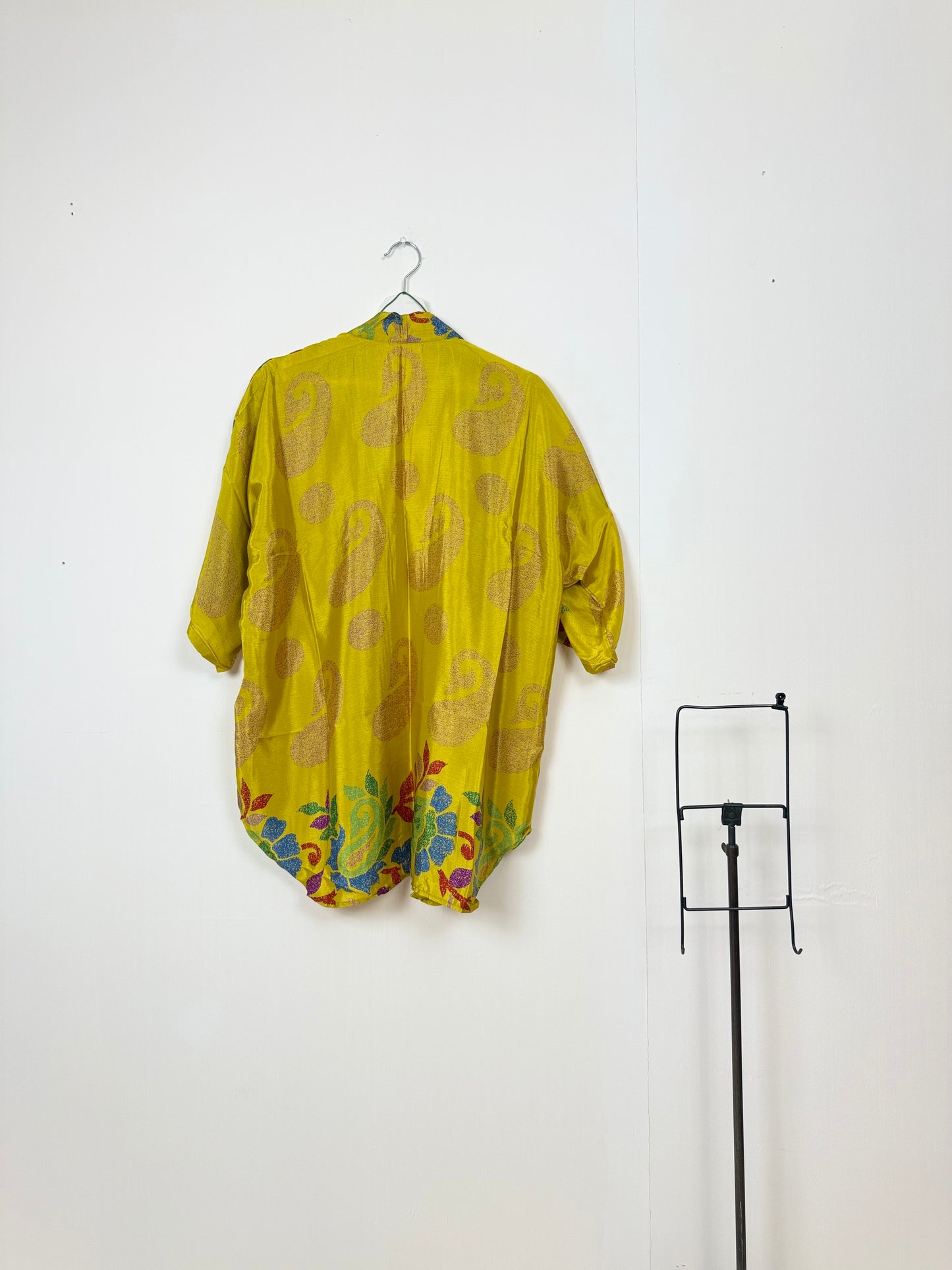 Vintage Saree Silk Trousers & Shirt Co-ordinated Set