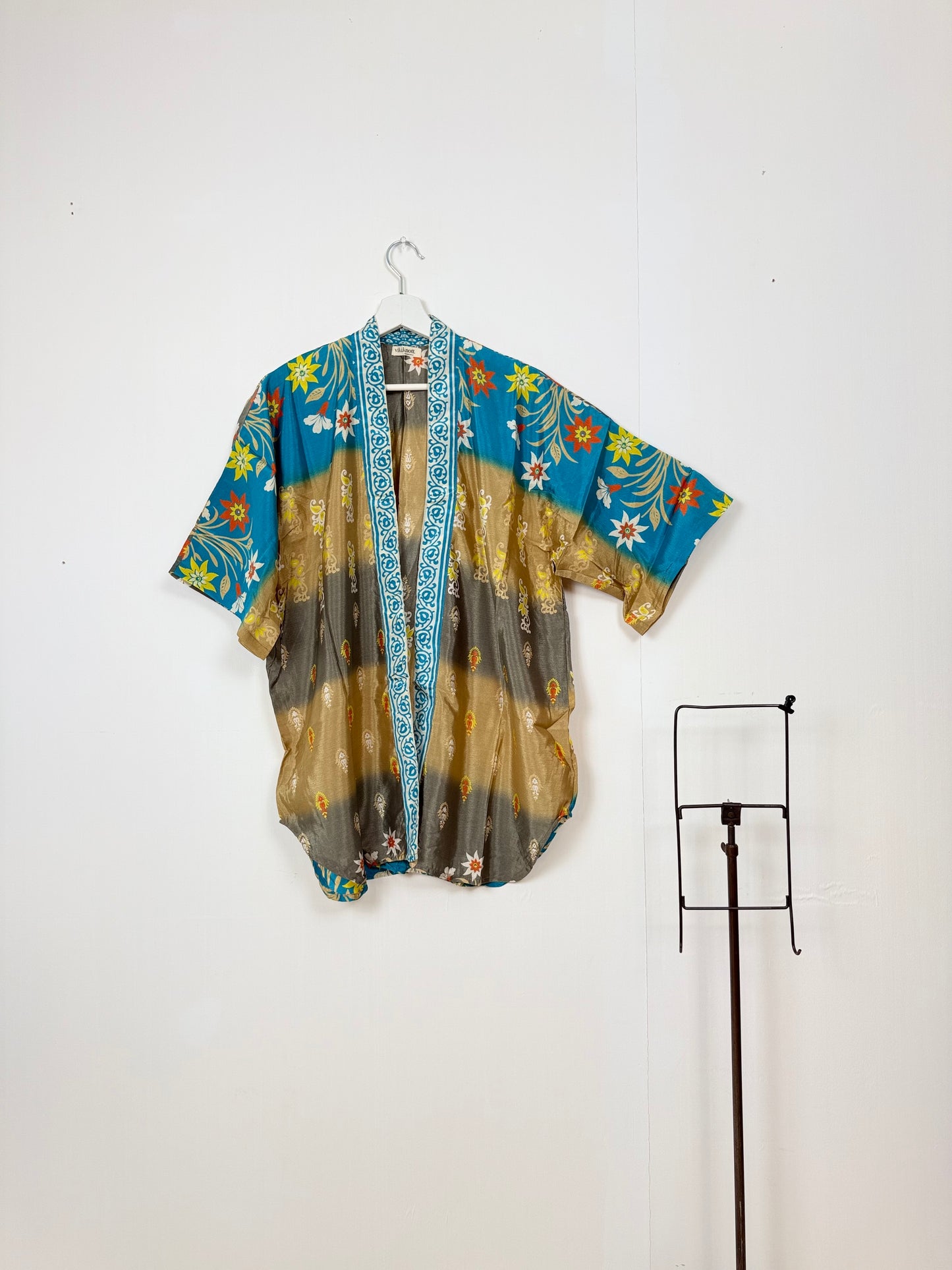 Vintage Saree Silk Trousers & Shirt Co-ordinated Set