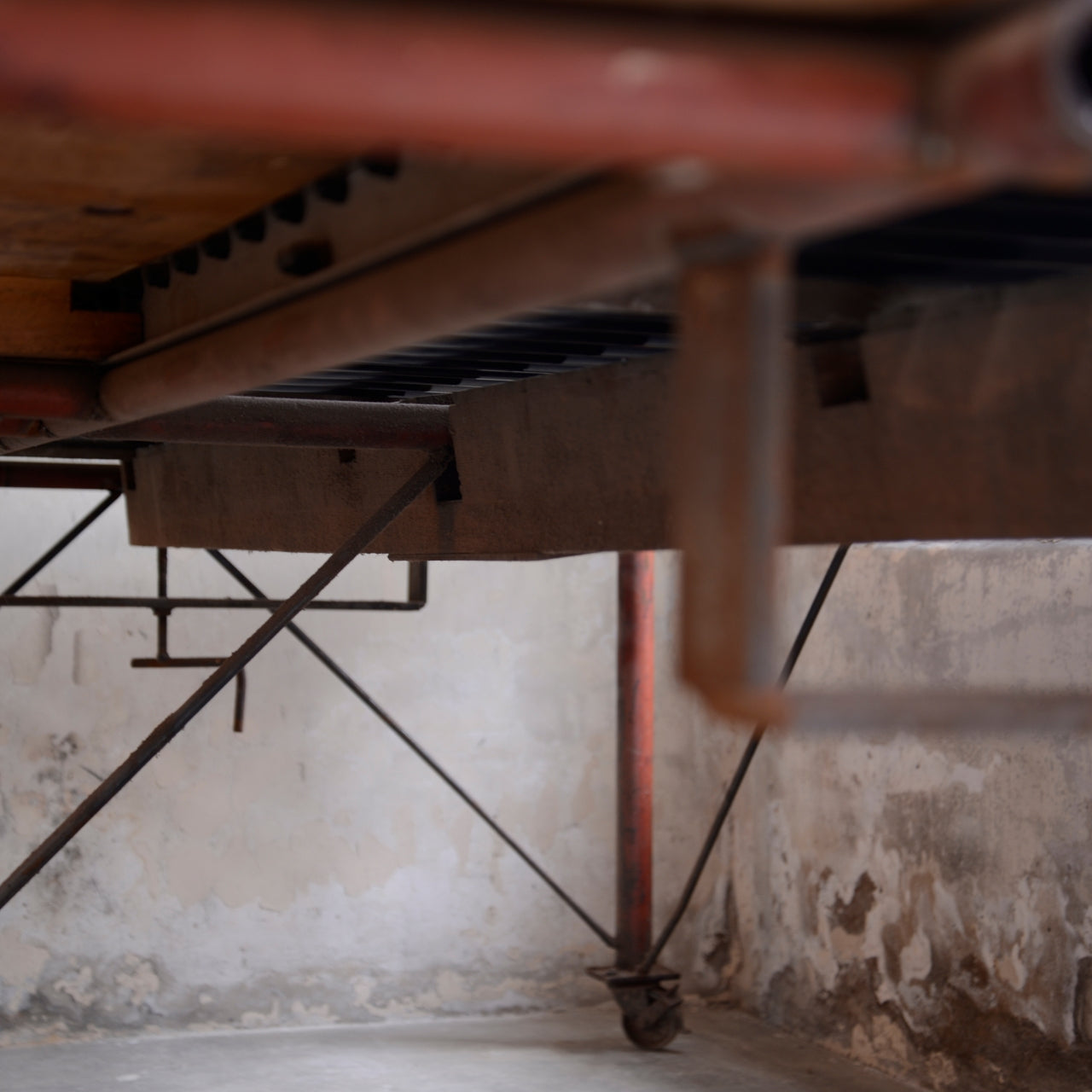 Large Industrial Tannery Table