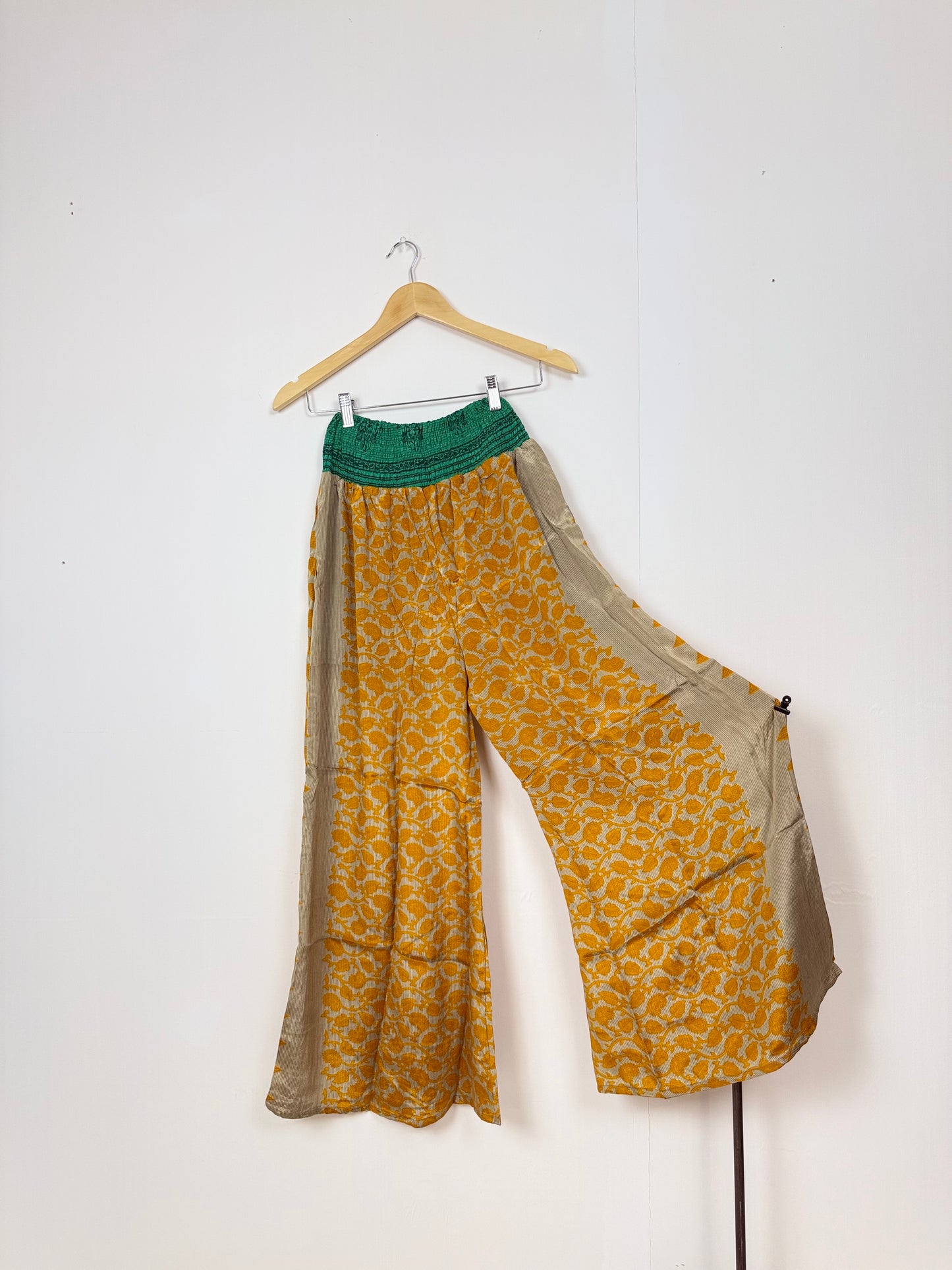 Vintage Saree Silk Trousers & Shirt Co-ordinated Set