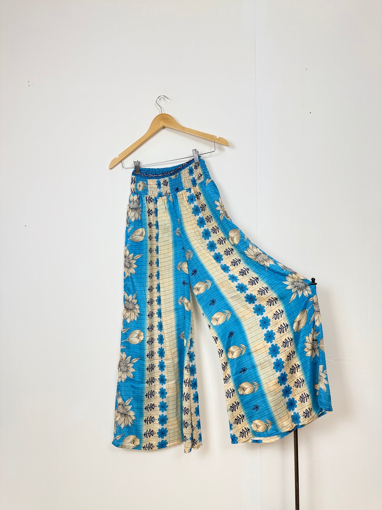 Vintage Saree Silk Trousers & Shirt Co-ordinated Set