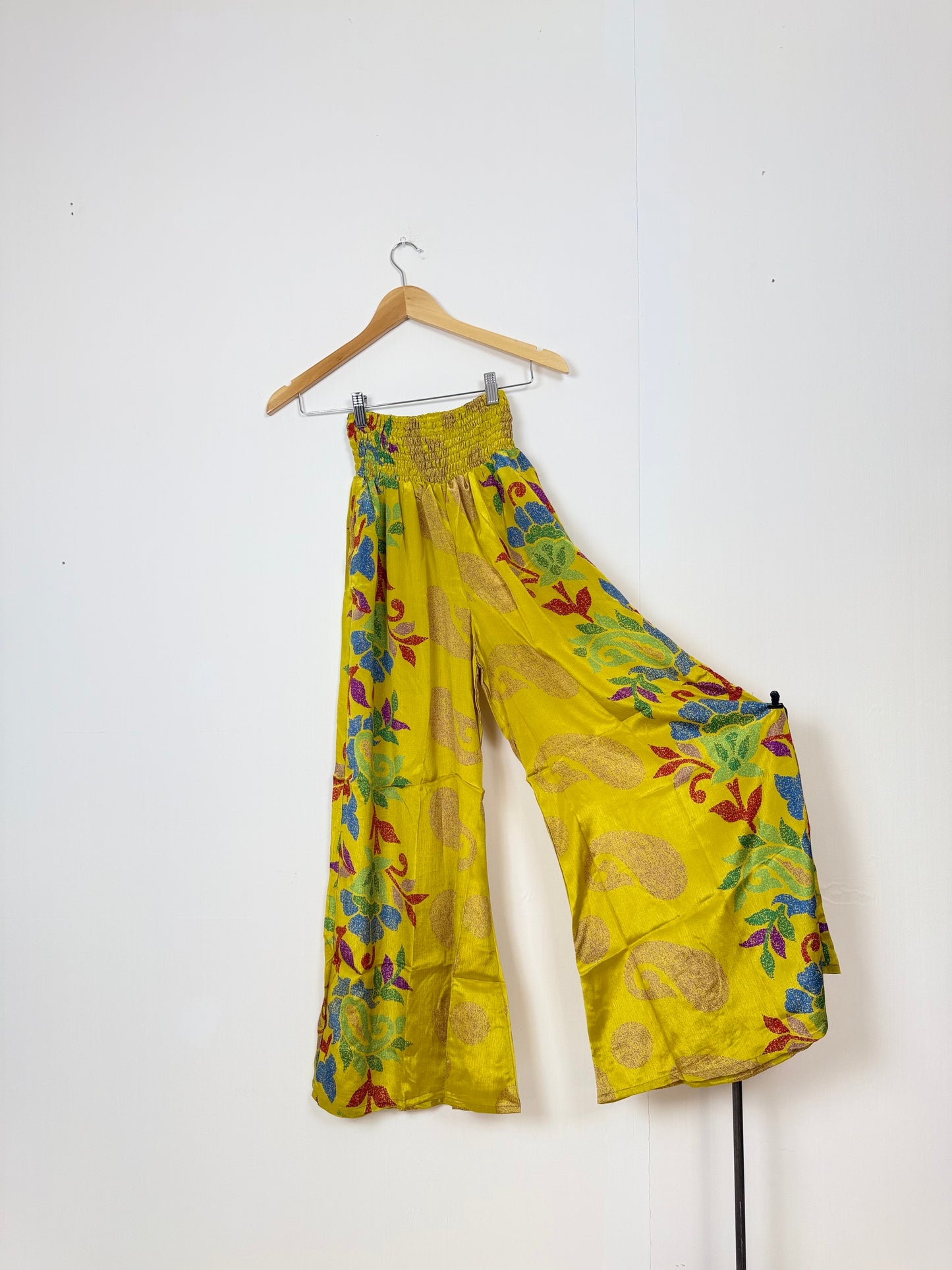 Vintage Saree Silk Trousers & Shirt Co-ordinated Set