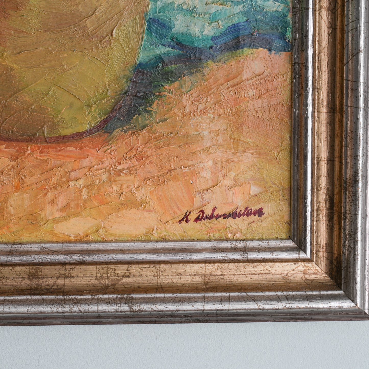 The Artist's Table / Unknown Artist (Indistinctly Signed), (c. Mid-20th Century)